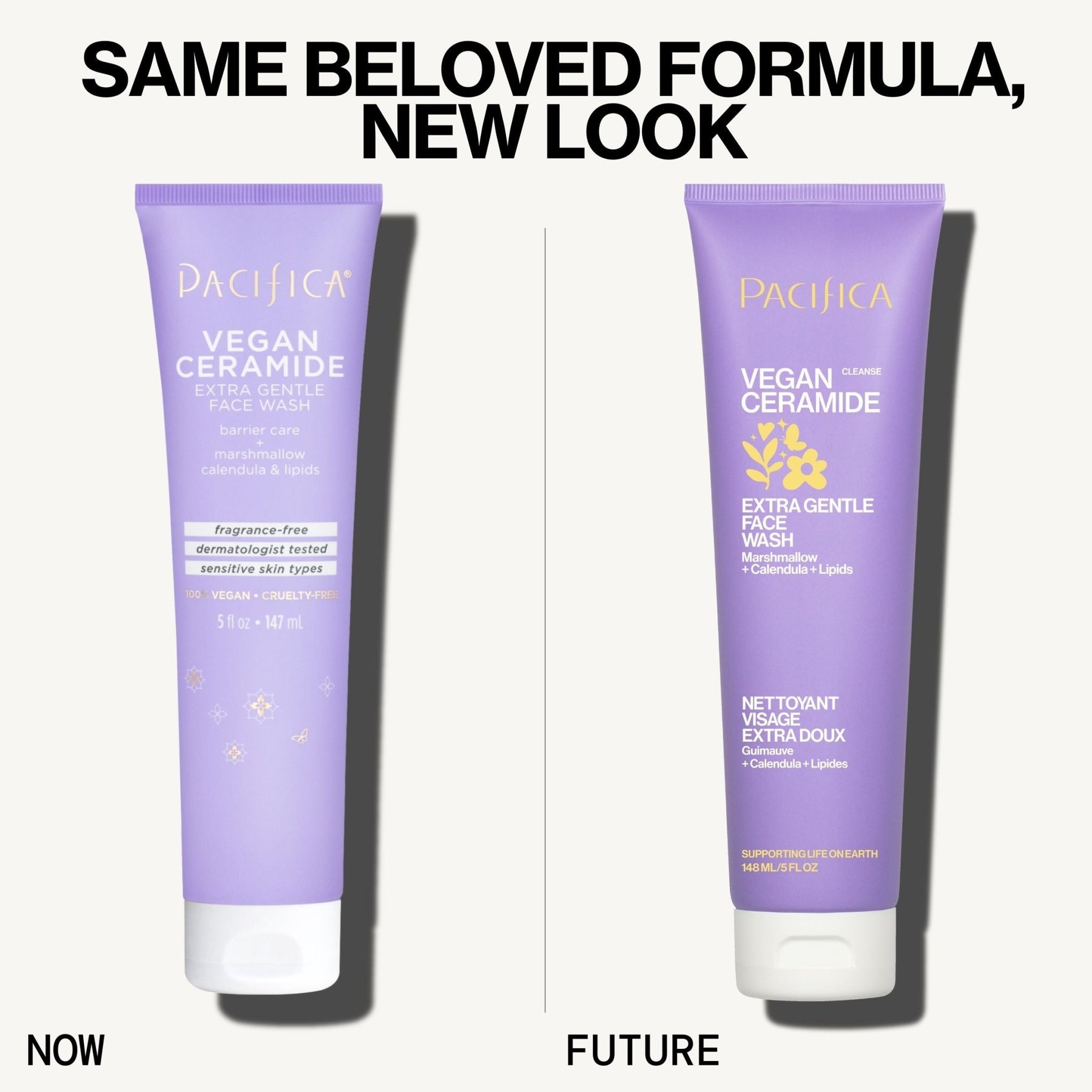 Vegan Ceramide Extra Gentle Face Wash - Pacifica