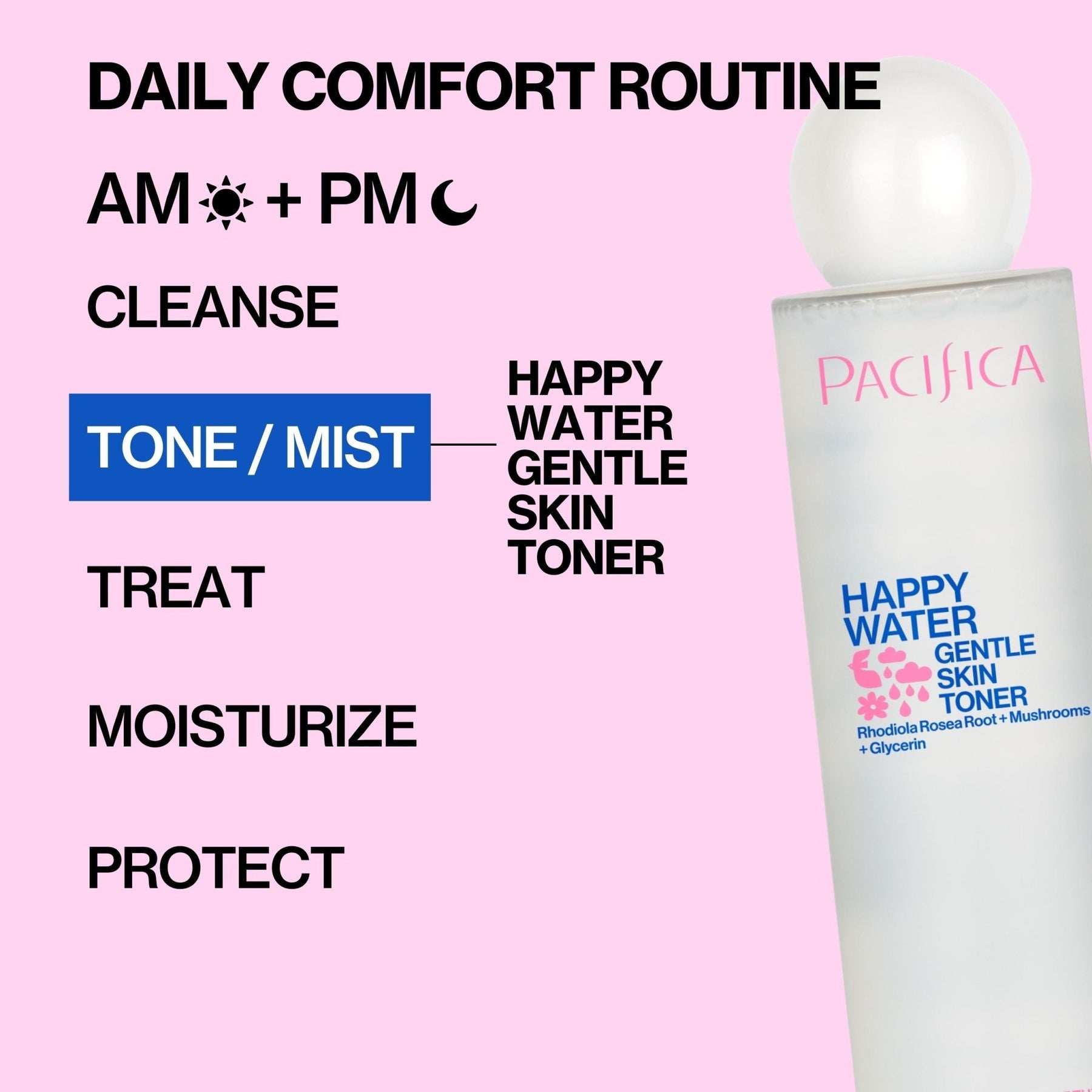 Happy Water Gentle Skin Toner - Pacifica