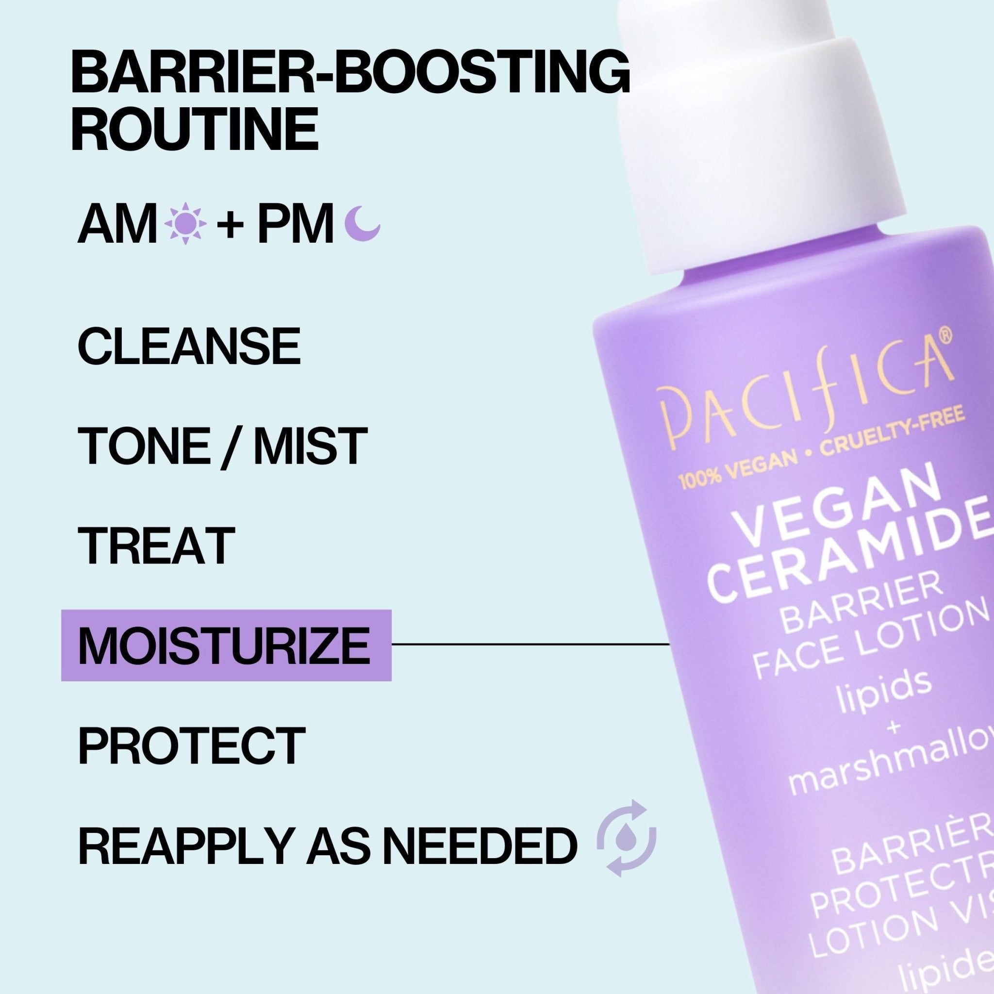 Vegan Ceramide Barrier Face Lotion