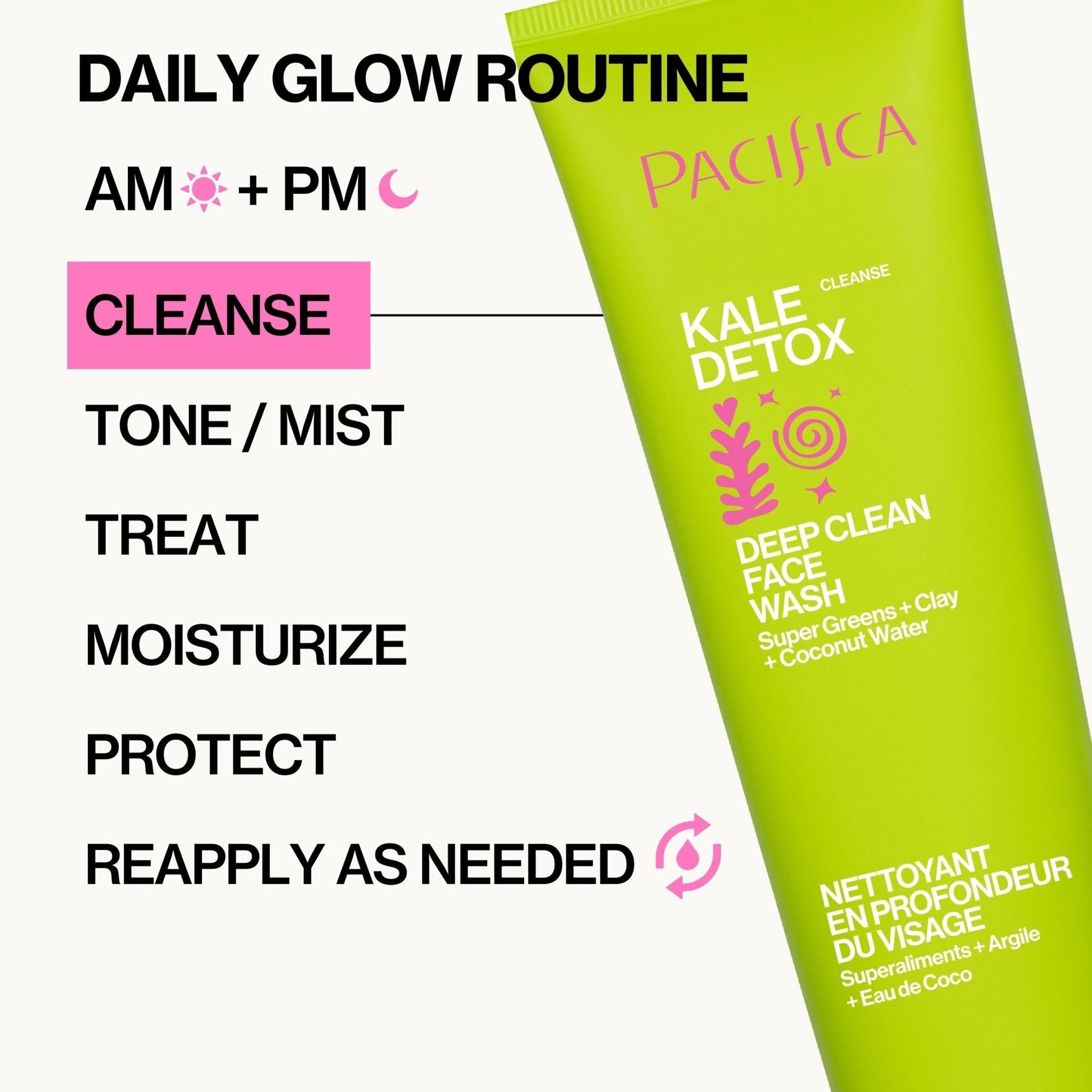 Kale Detox Deep Cleaning Face Wash - Pacifica
