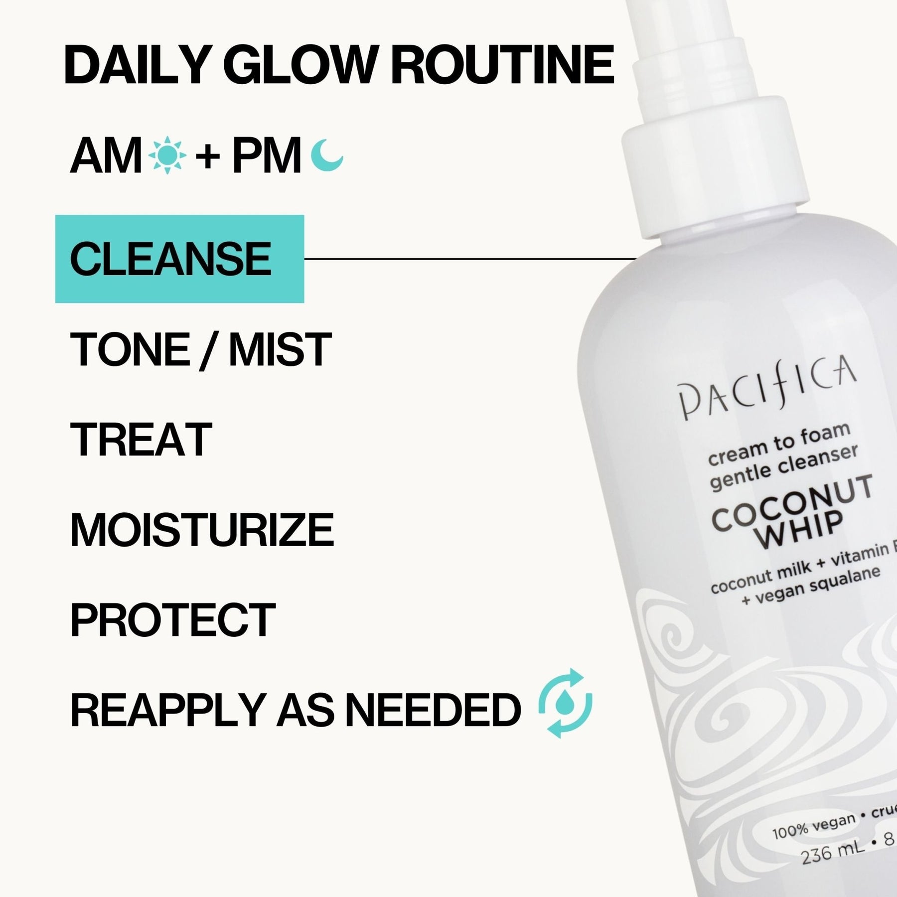 Coconut Whip Cream to Foam Gentle Cleanser - Pacifica