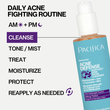 Acne Defense Face Wash - Pacifica