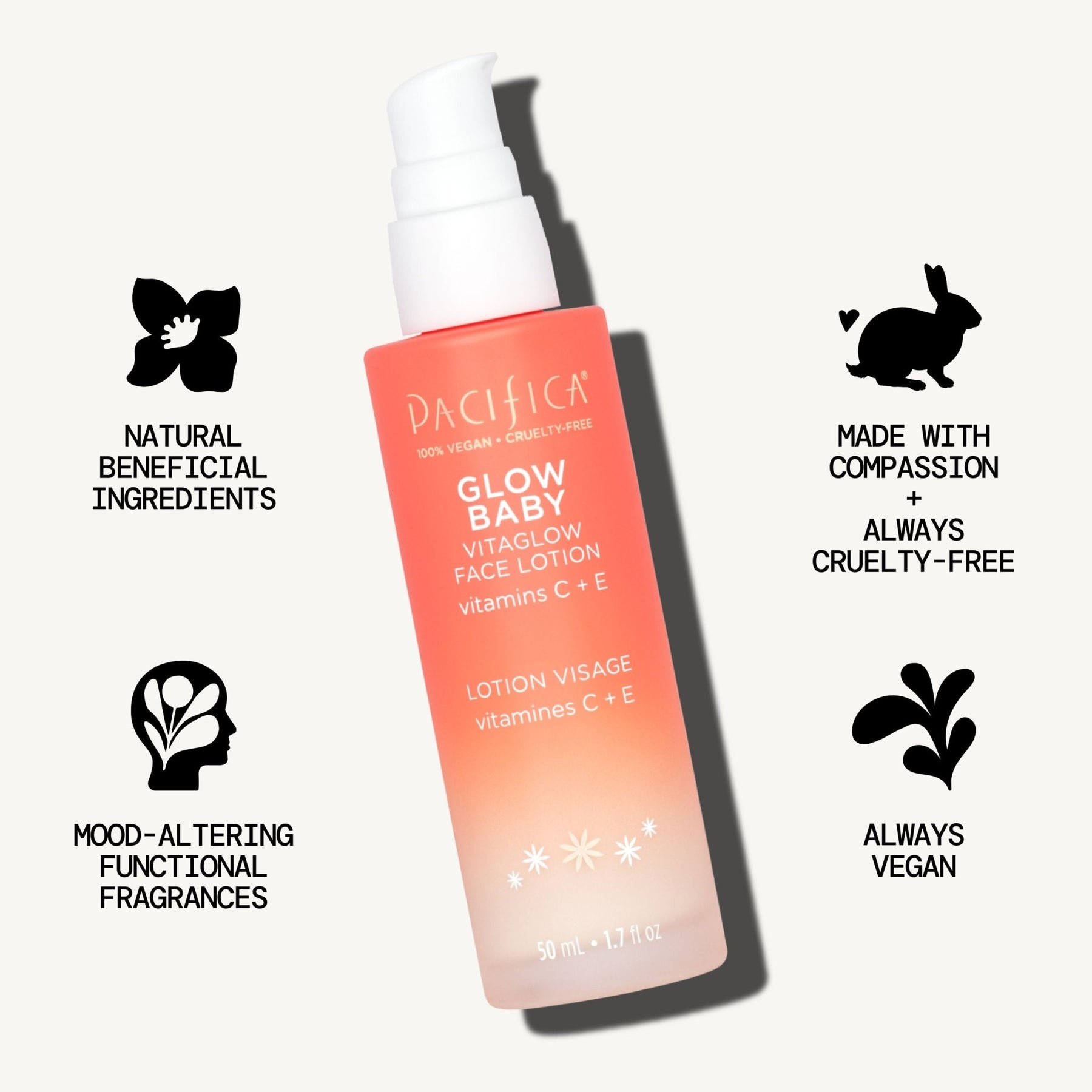 Glow Baby VitaGlow Face Lotion - Pacifica