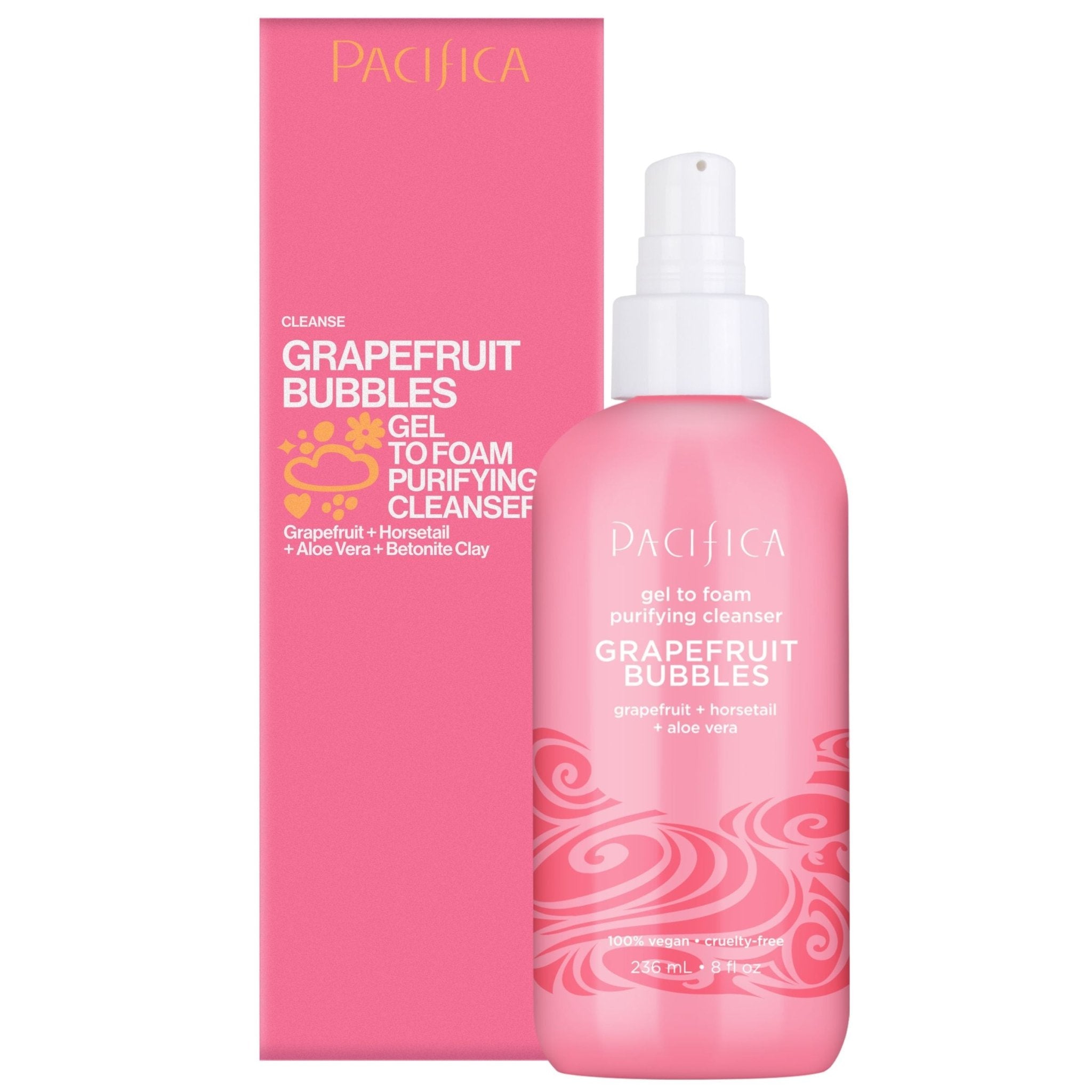 Flavia CLEANSING GEL 等 Grapefruit Bubbles Gel to Foam Purifying Cleanser