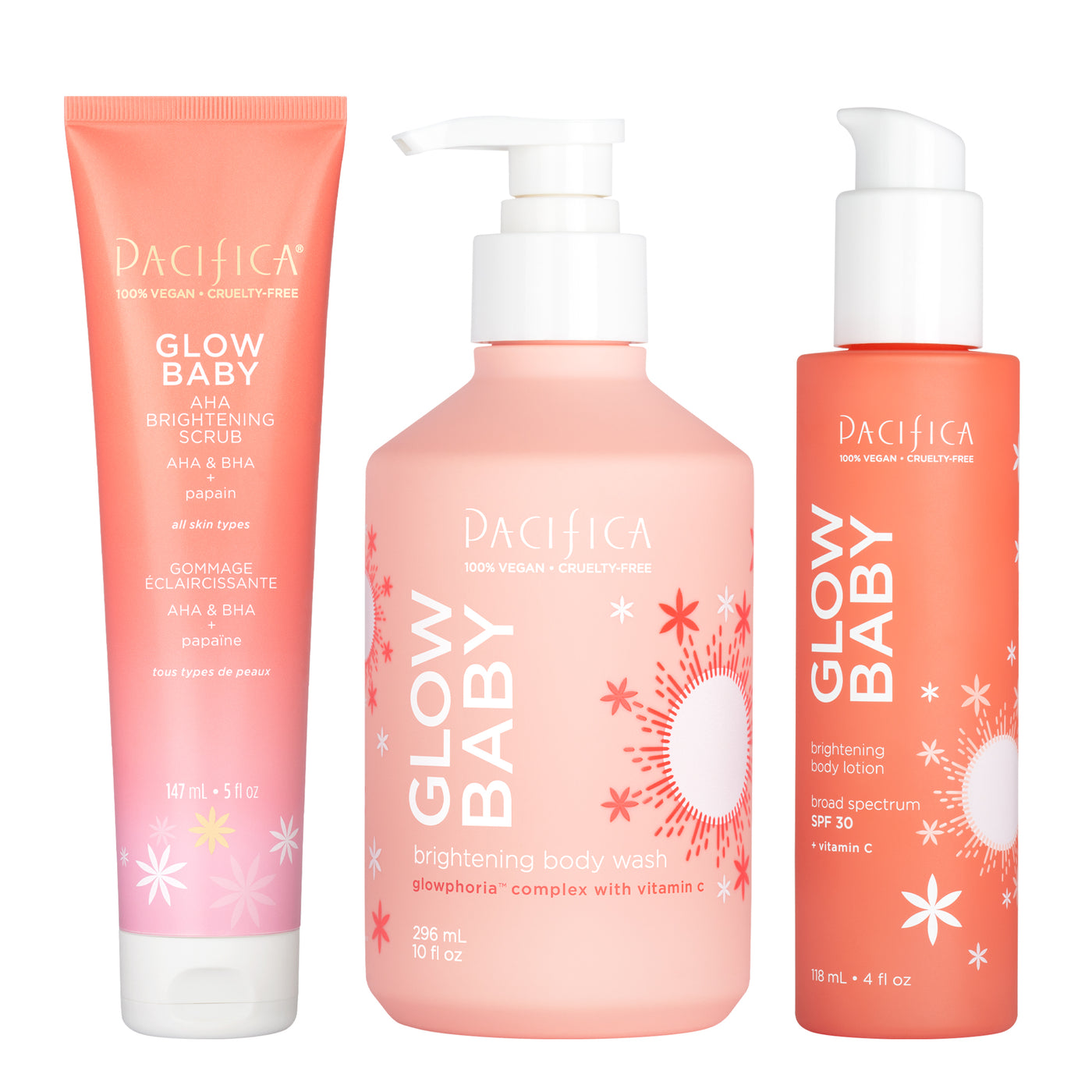 Glow Baby Body Trio - Bundles - Pacifica Beauty