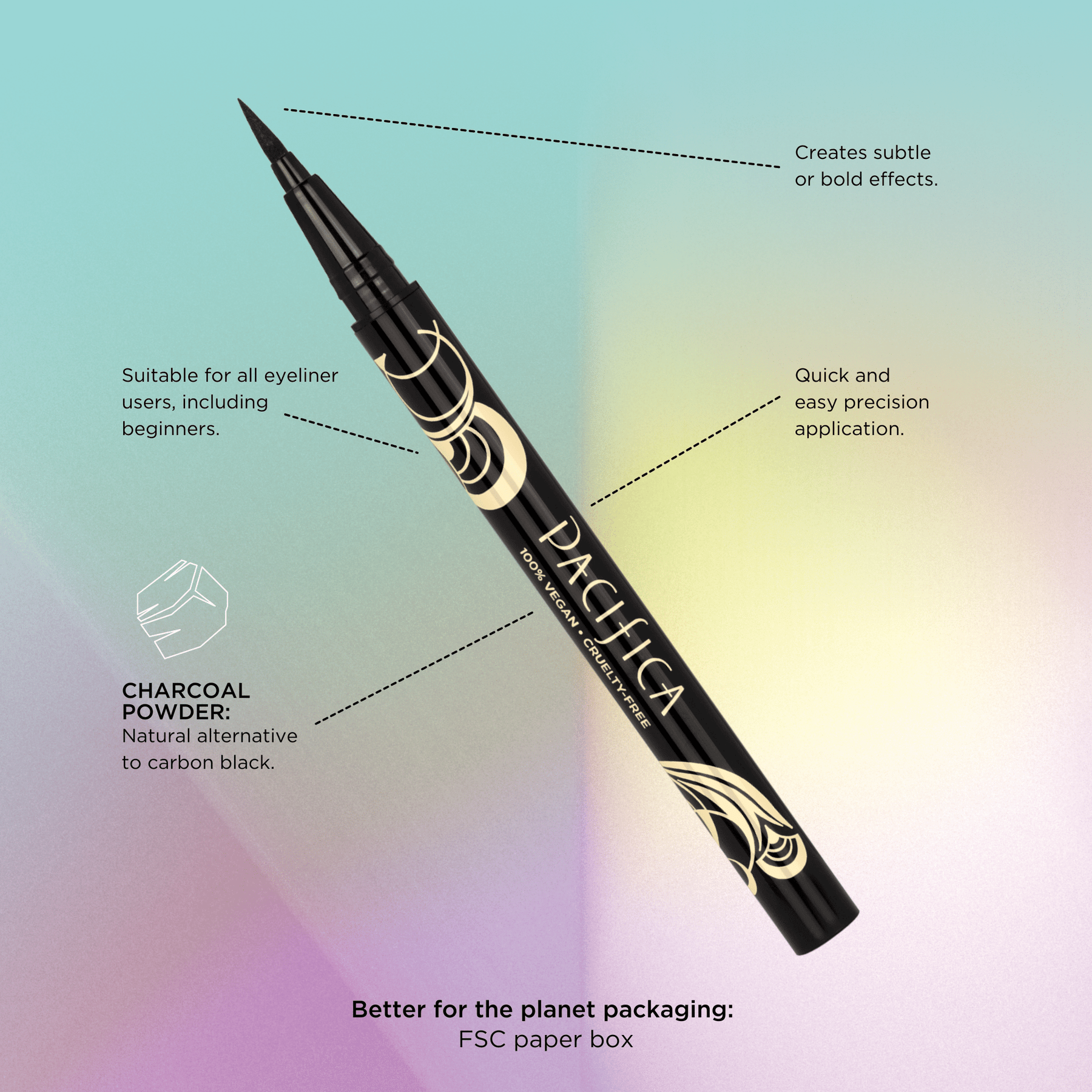Liquid Lines Pen Tip EyeLiner - Pacifica