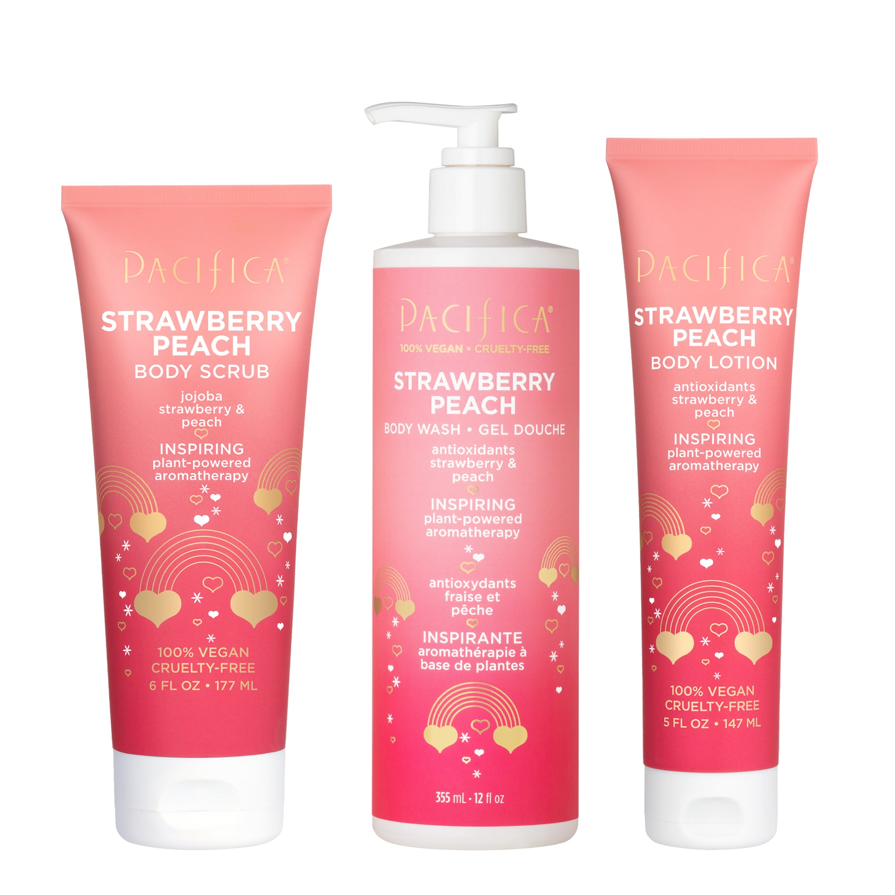 Strawberry Shortcake Bath & Body Skincare Bundle; moisturizers for dry  skin.