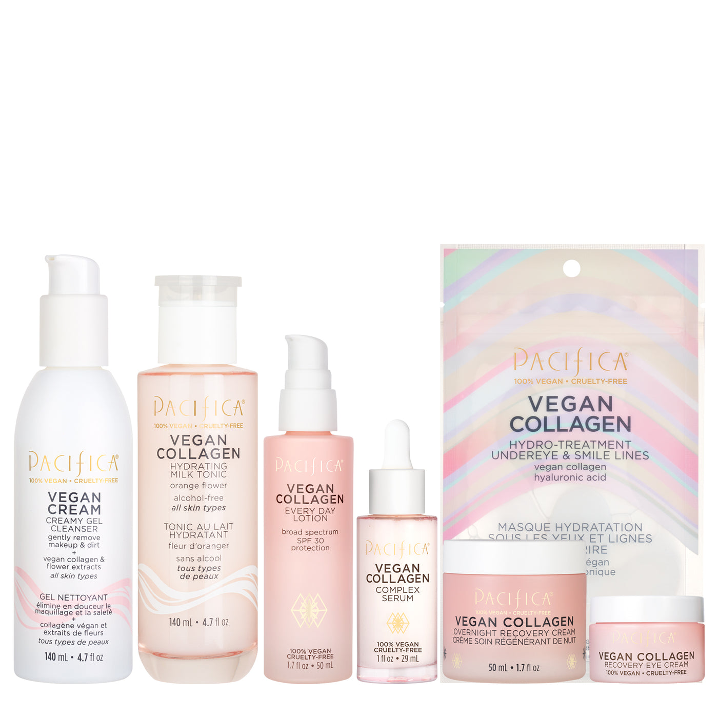 Vegan Collagen Skincare Bundle - Bundles - Pacifica Beauty