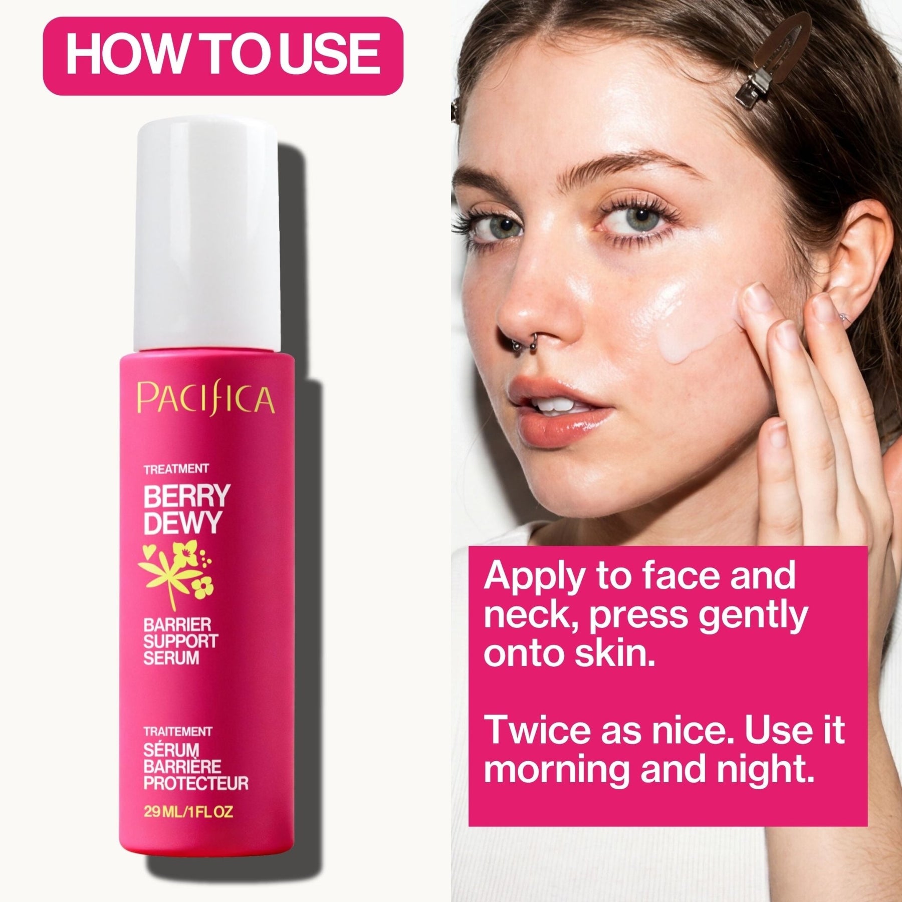 Berry Dewy Barrier Support Serum - Pacifica