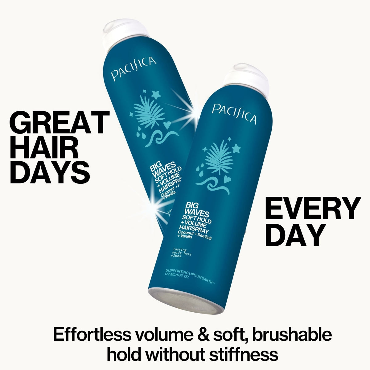 Big Waves Soft Hold & Volume Hairspray - Pacifica