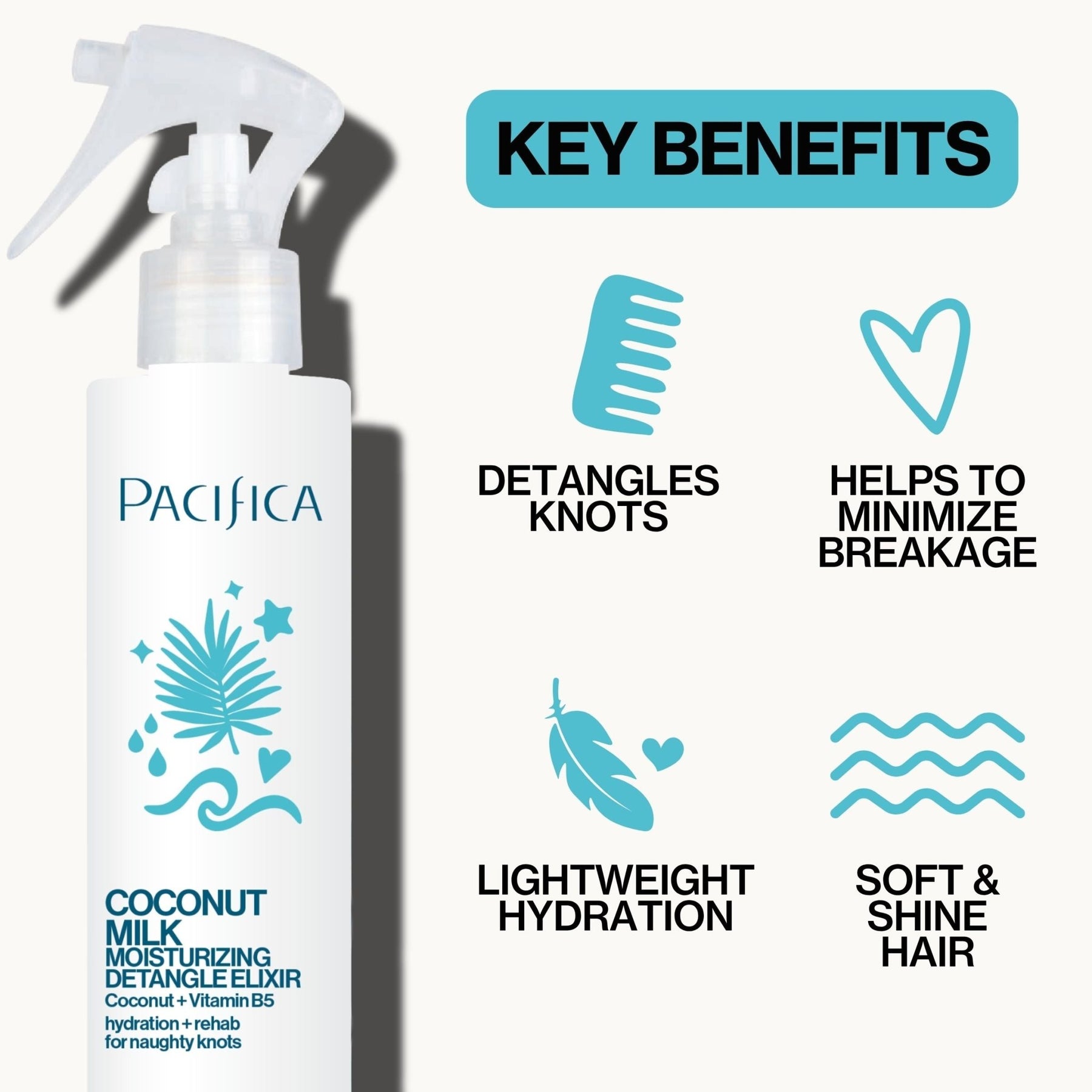 Coconut Milk Detangle Elixir - Pacifica