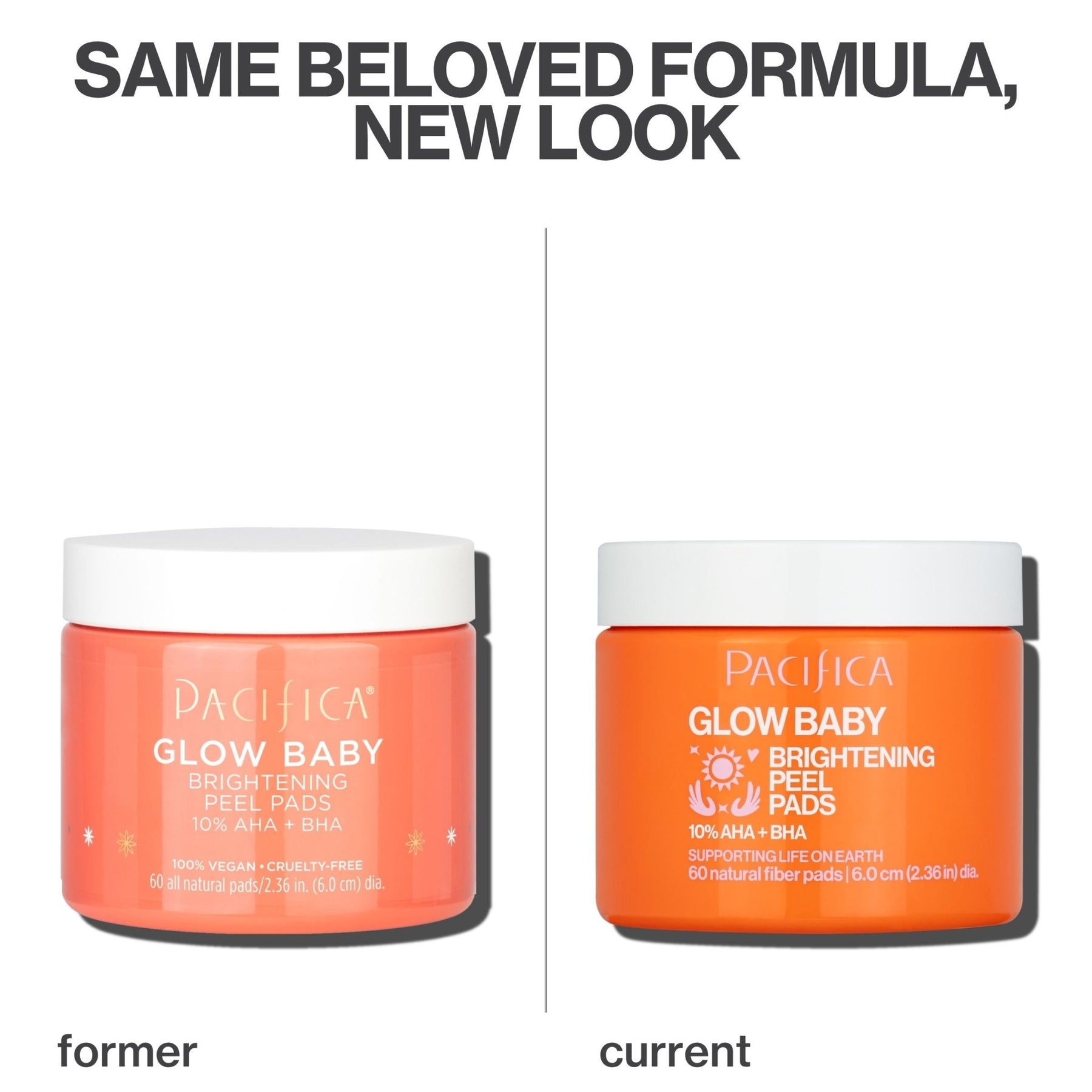 Glow Baby Brightening Peel Pads 10% AHA + BHA - Pacifica