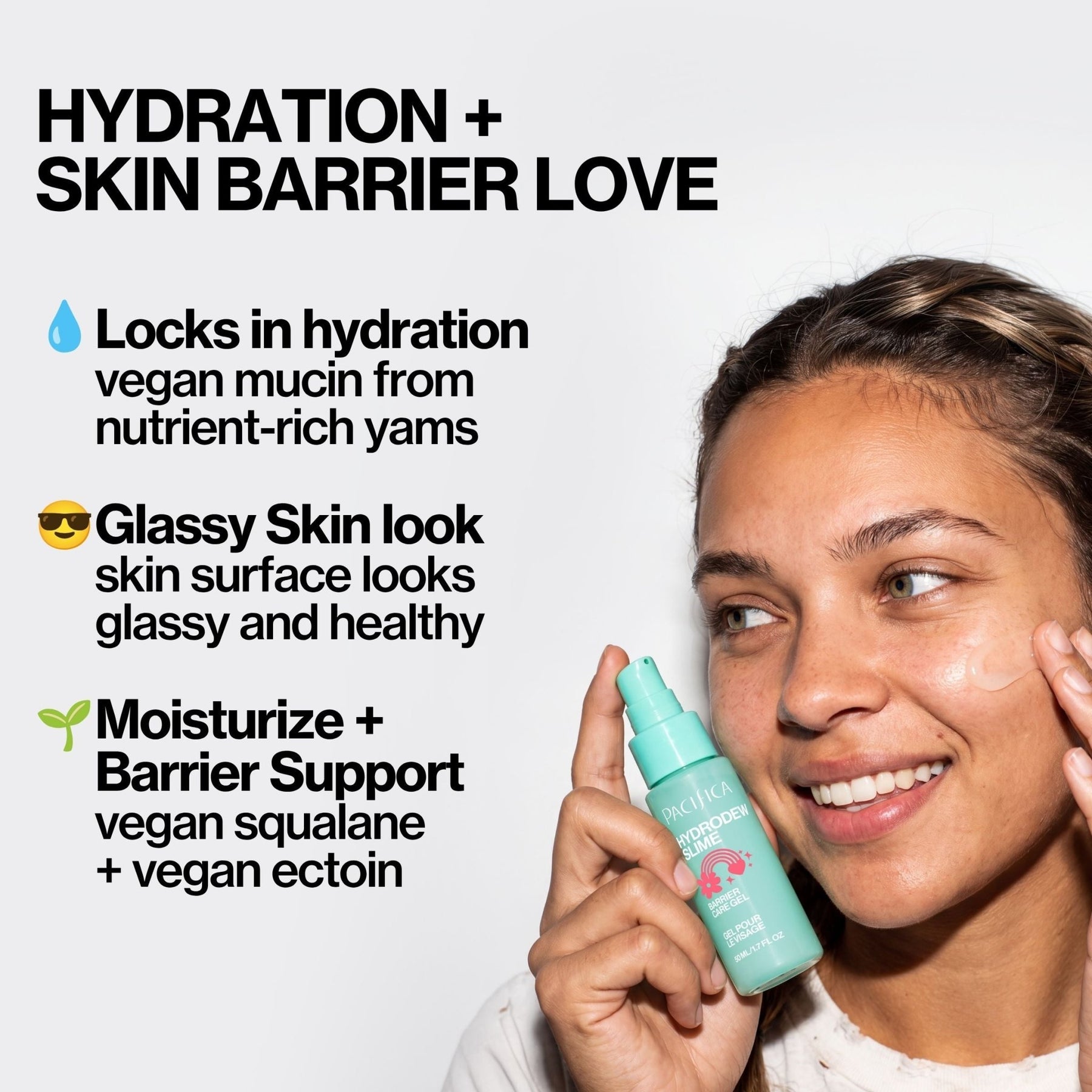 Hydrodew Vegan Mucin Barrier Face Moisturizer - Pacifica