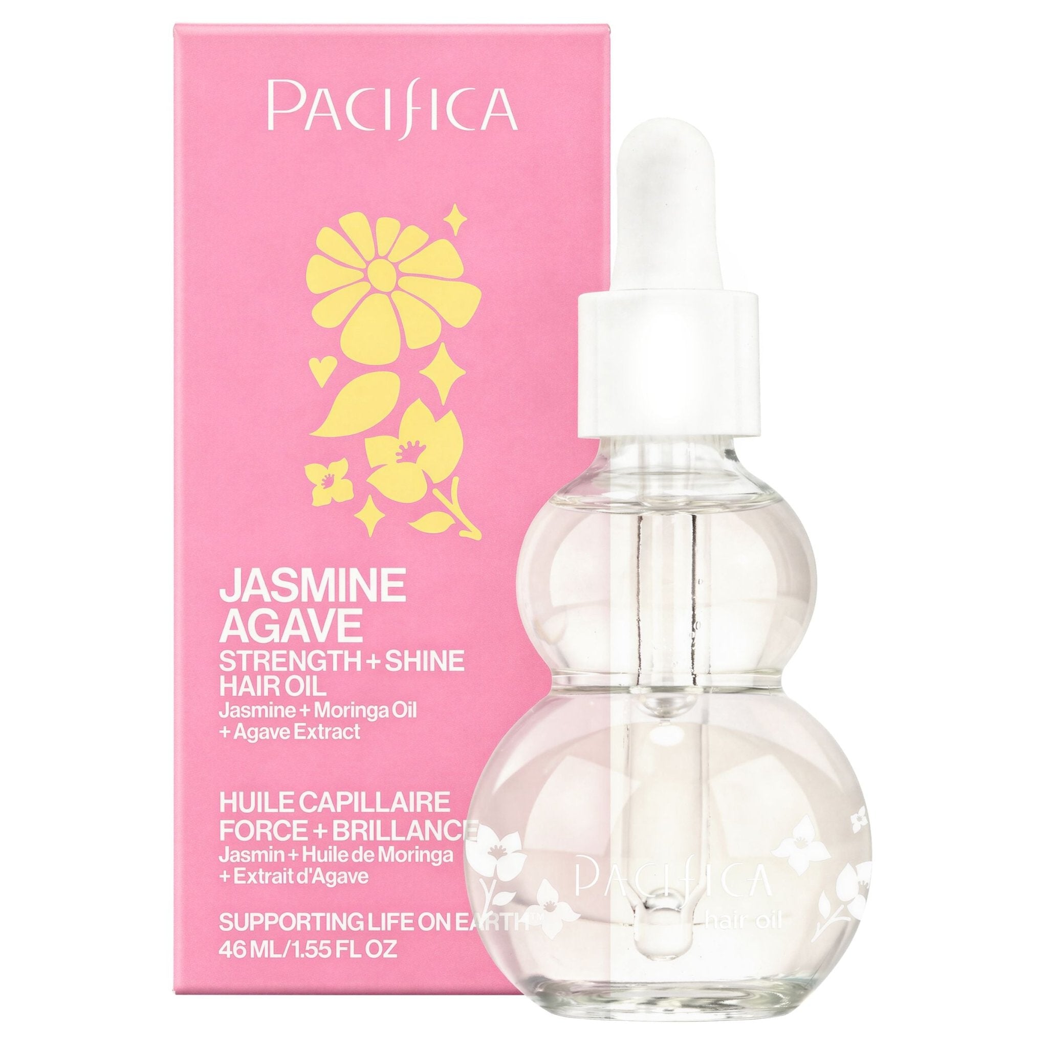 （パピヨン） MEGA BEAUTY 美容器 NURICOSMETICS Jasmine Agave Strength + Shine Hair Oil