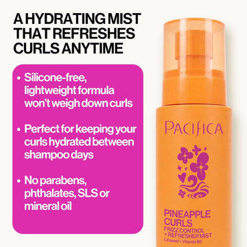 Pineapple Curls Frizz Control & Curl Reboot Mist - Pacifica