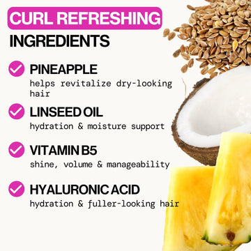 Pineapple Curls Frizz Control & Curl Reboot Mist - Pacifica