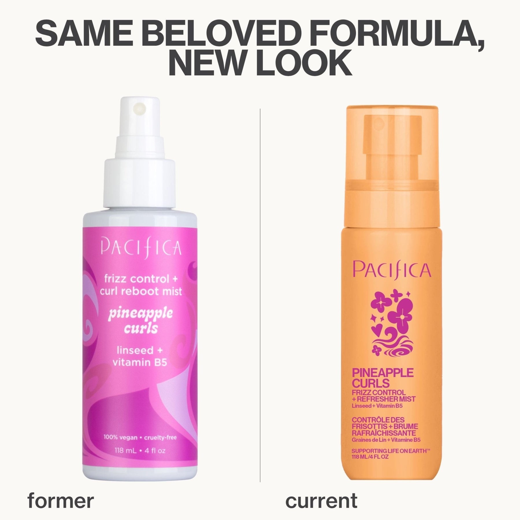 Pineapple Curls Frizz Control & Curl Reboot Mist - Pacifica