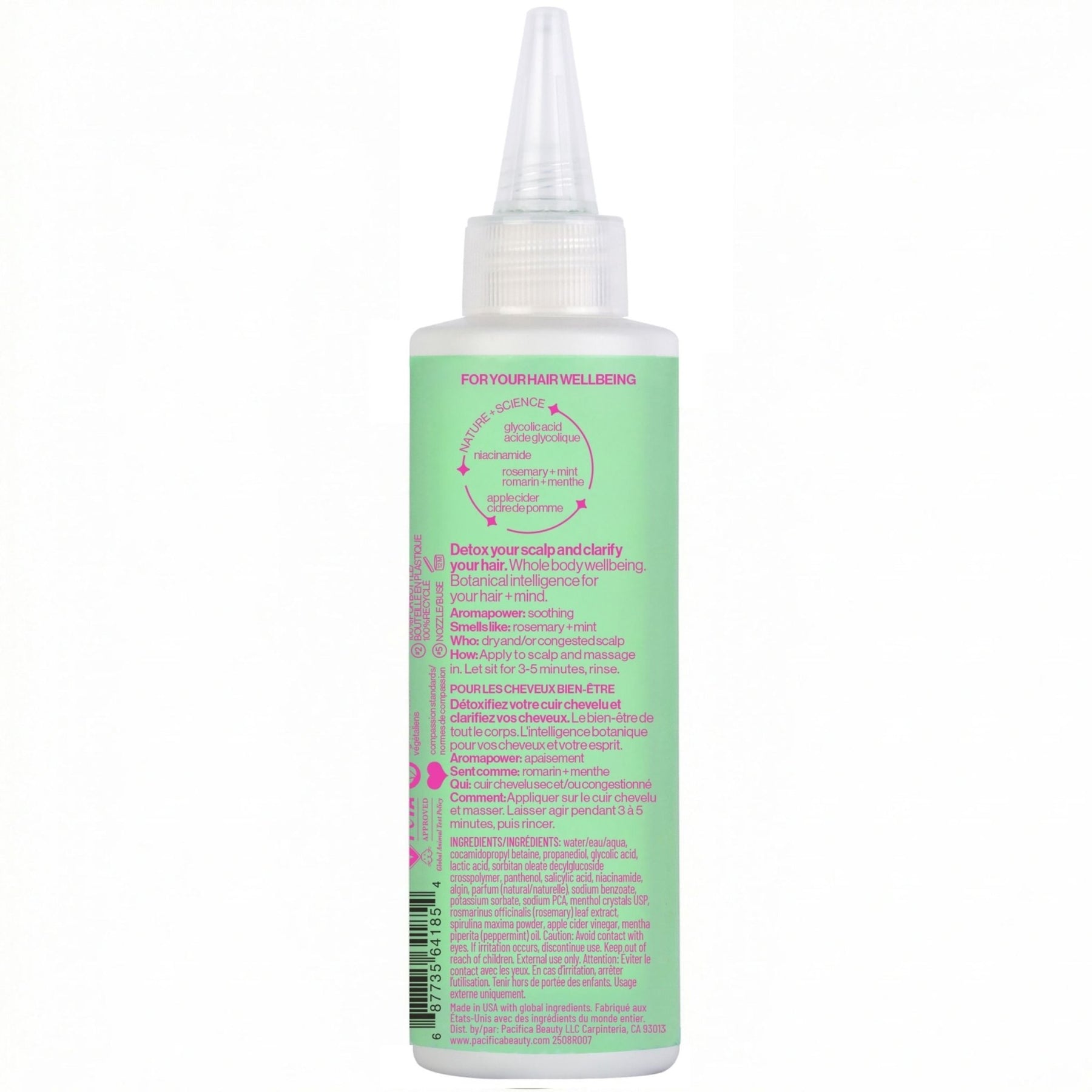 Rosemary Apple Cider Scalp Detox Tonic - Pacifica