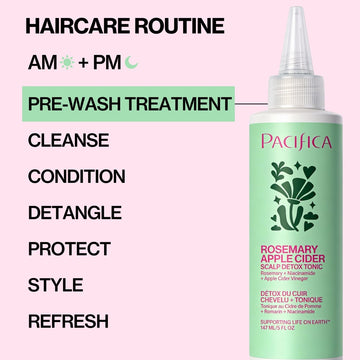Rosemary Apple Cider Scalp Detox Tonic - Pacifica
