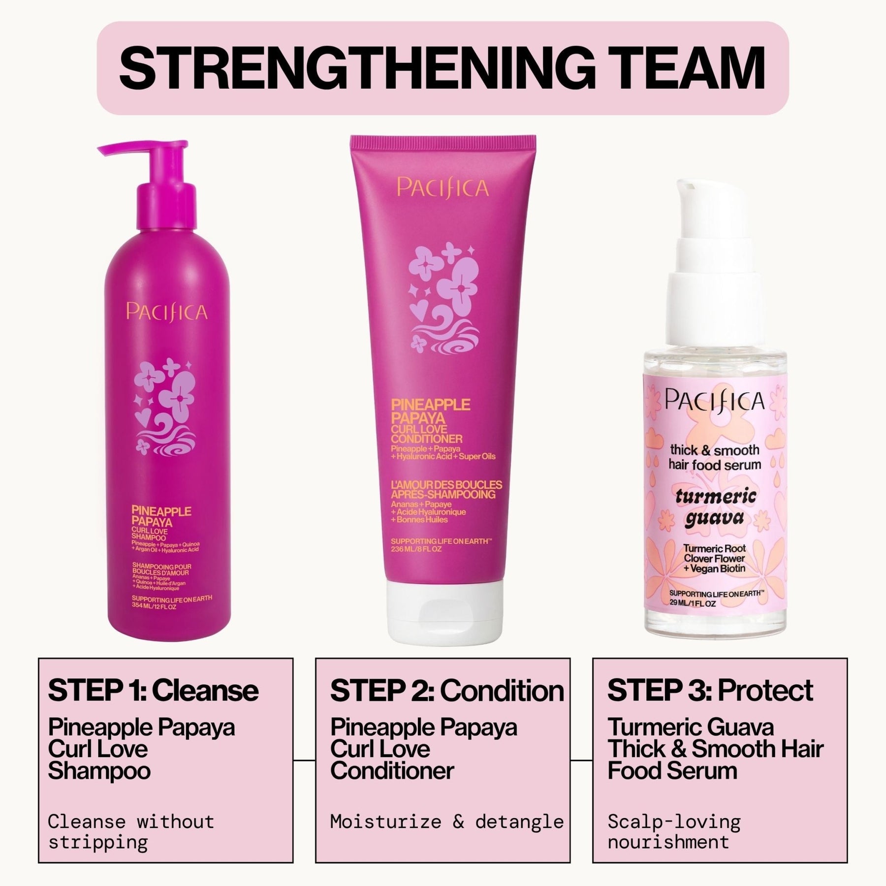 Turmeric Guava Thick and Smooth Hair Serum - Pacifica