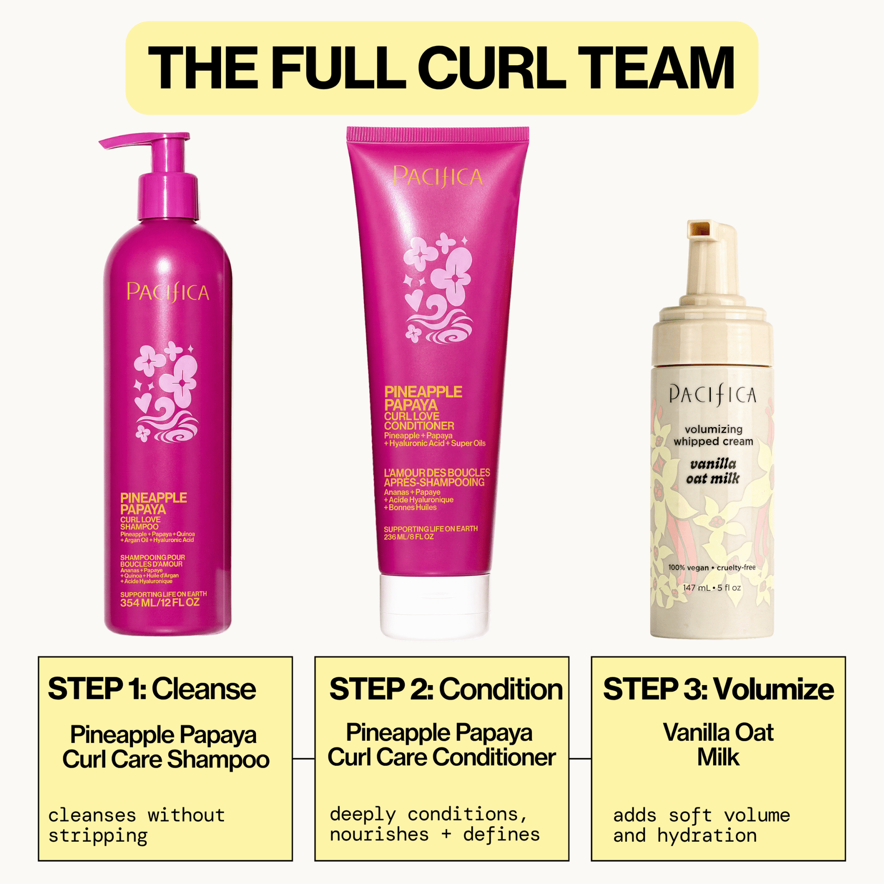 Vanilla Oat Milk Volumizing Mousse - Pacifica
