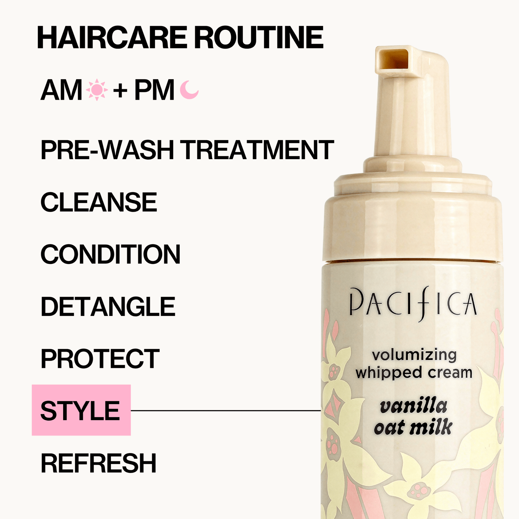 Vanilla Oat Milk Volumizing Mousse - Pacifica