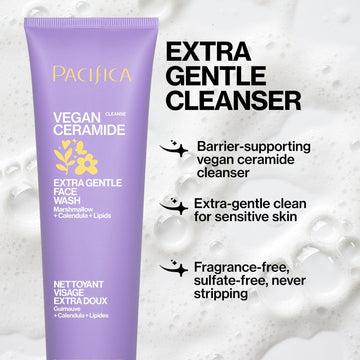 Vegan Ceramide Extra Gentle Face Wash - Pacifica