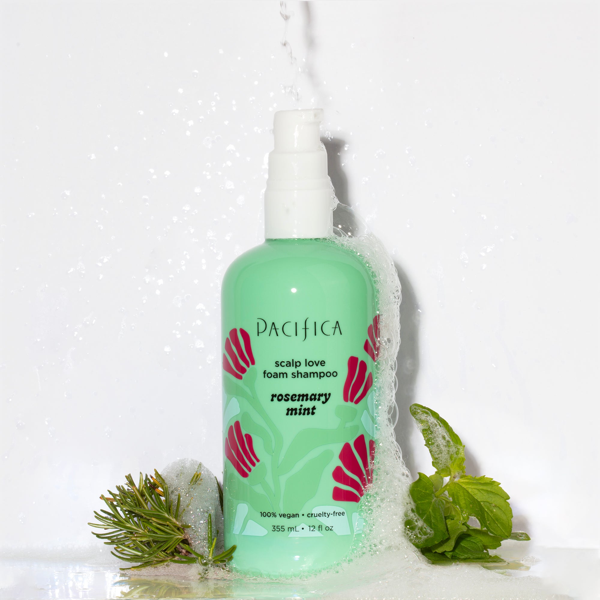 Rosemary Mint Scalp Love Foam Shampoo – Model
