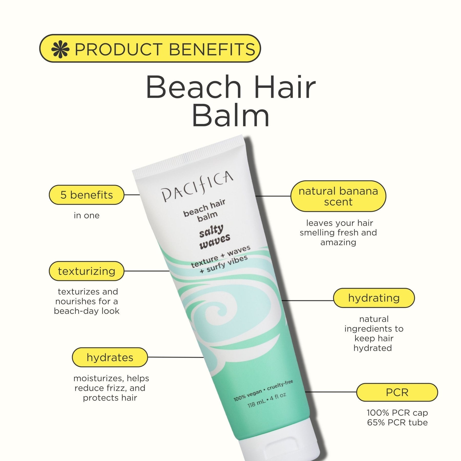 Salty Waves Beach Hair Balm - Pacifica