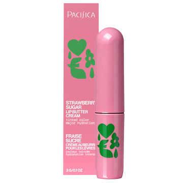 Strawberry Sugar Lipbutter Cream - - Pacifica Beauty