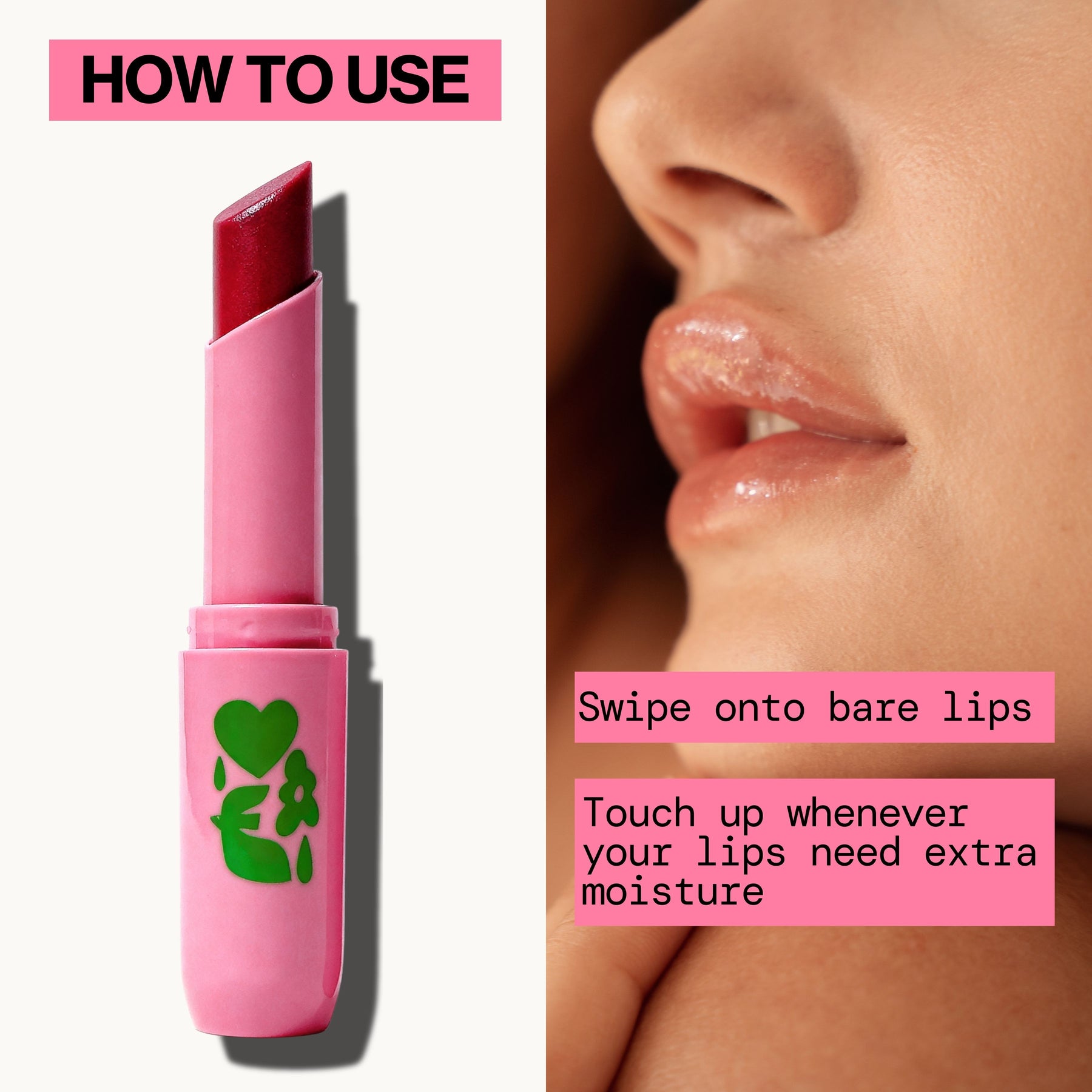 Strawberry Sugar Lipbutter Cream - - Pacifica Beauty