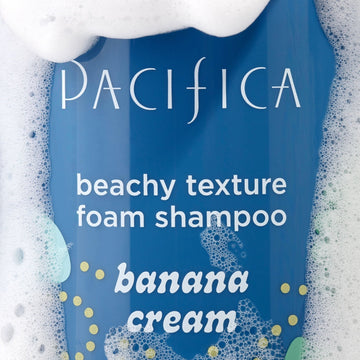 Banana Cream Beachy Texture Foam Shampoo - Pacifica