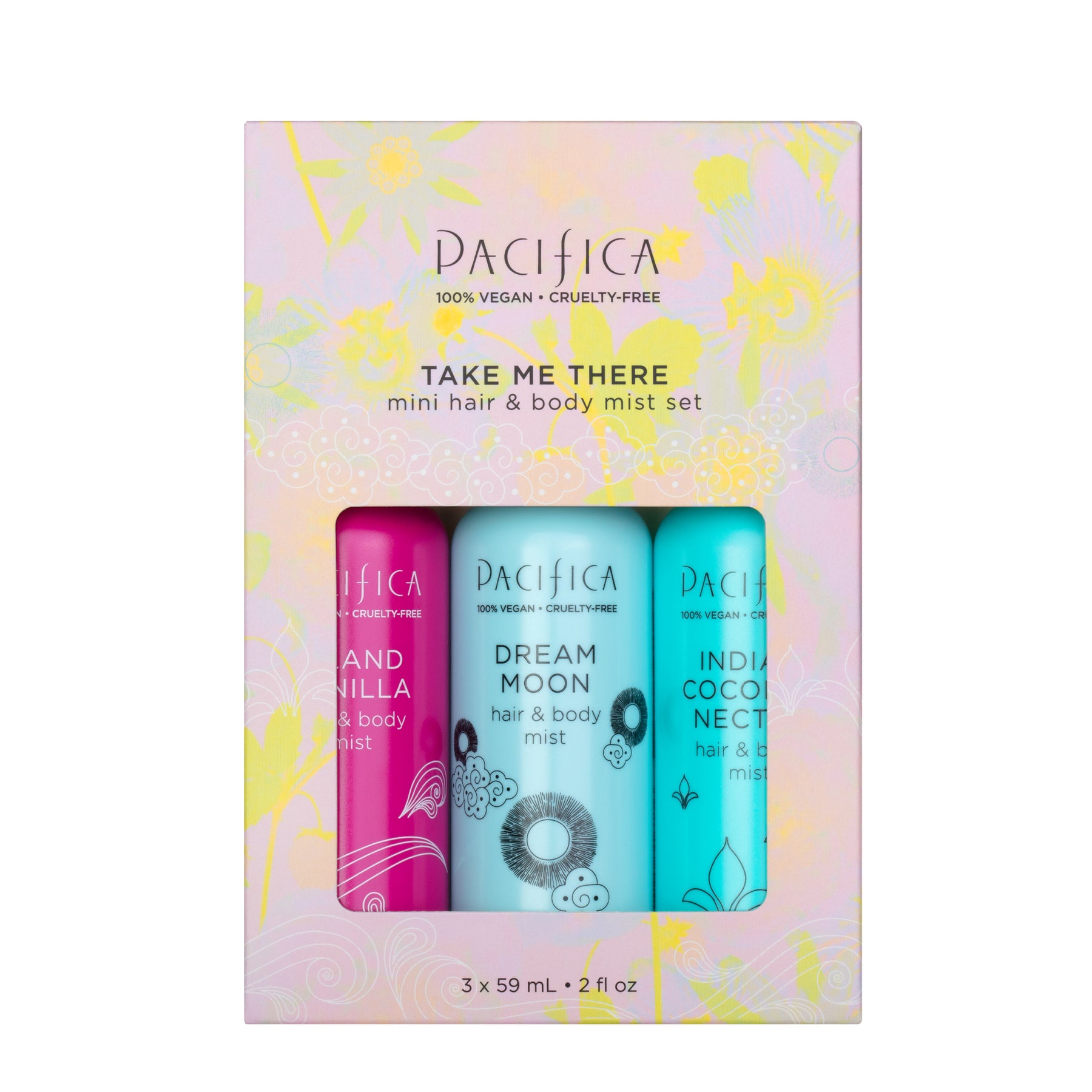 Take Me There Mini Hair & Body Mist Set - Pacifica