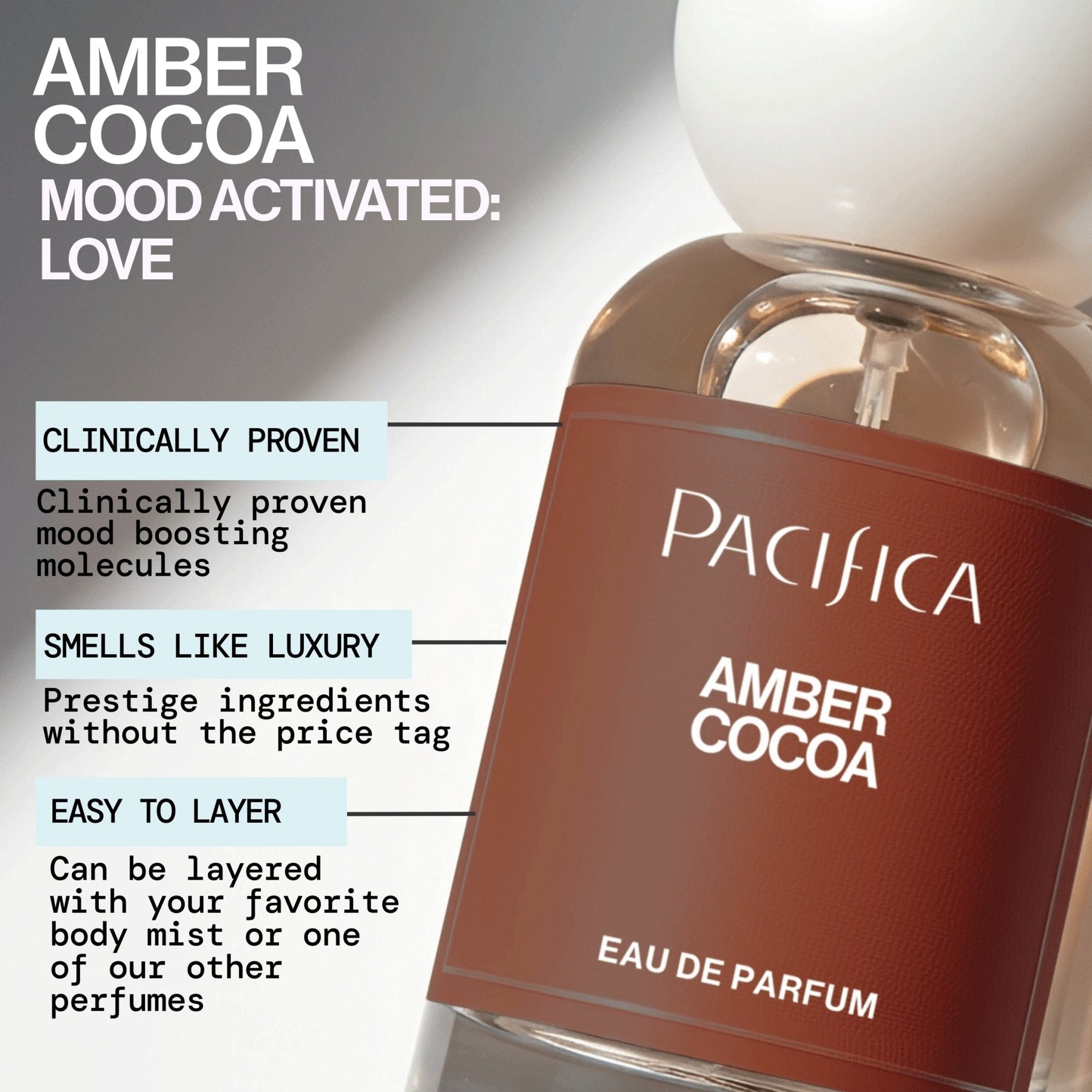 Amber Cocoa Eau de Parfum - Pacifica