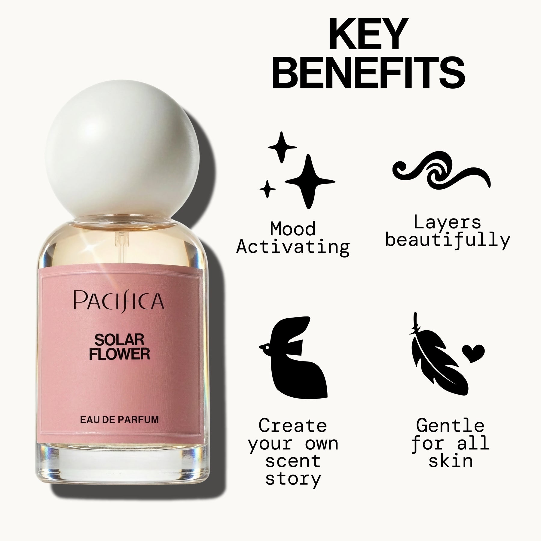 Solar Flower Eau de Parfum - - Pacifica Beauty