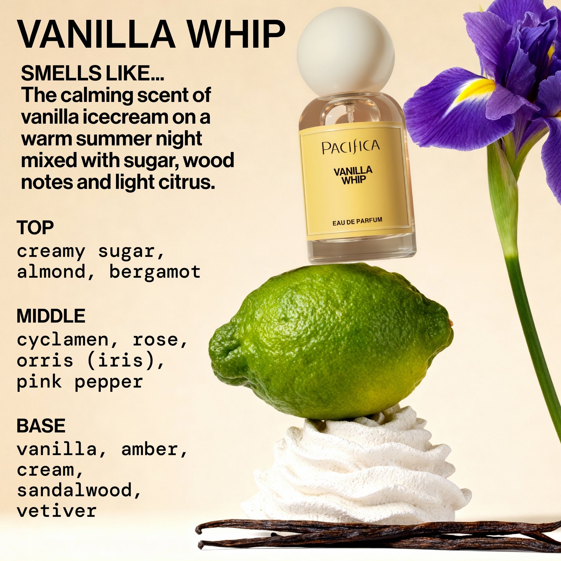 Vanilla Whip Eau de Parfum - - Pacifica Beauty