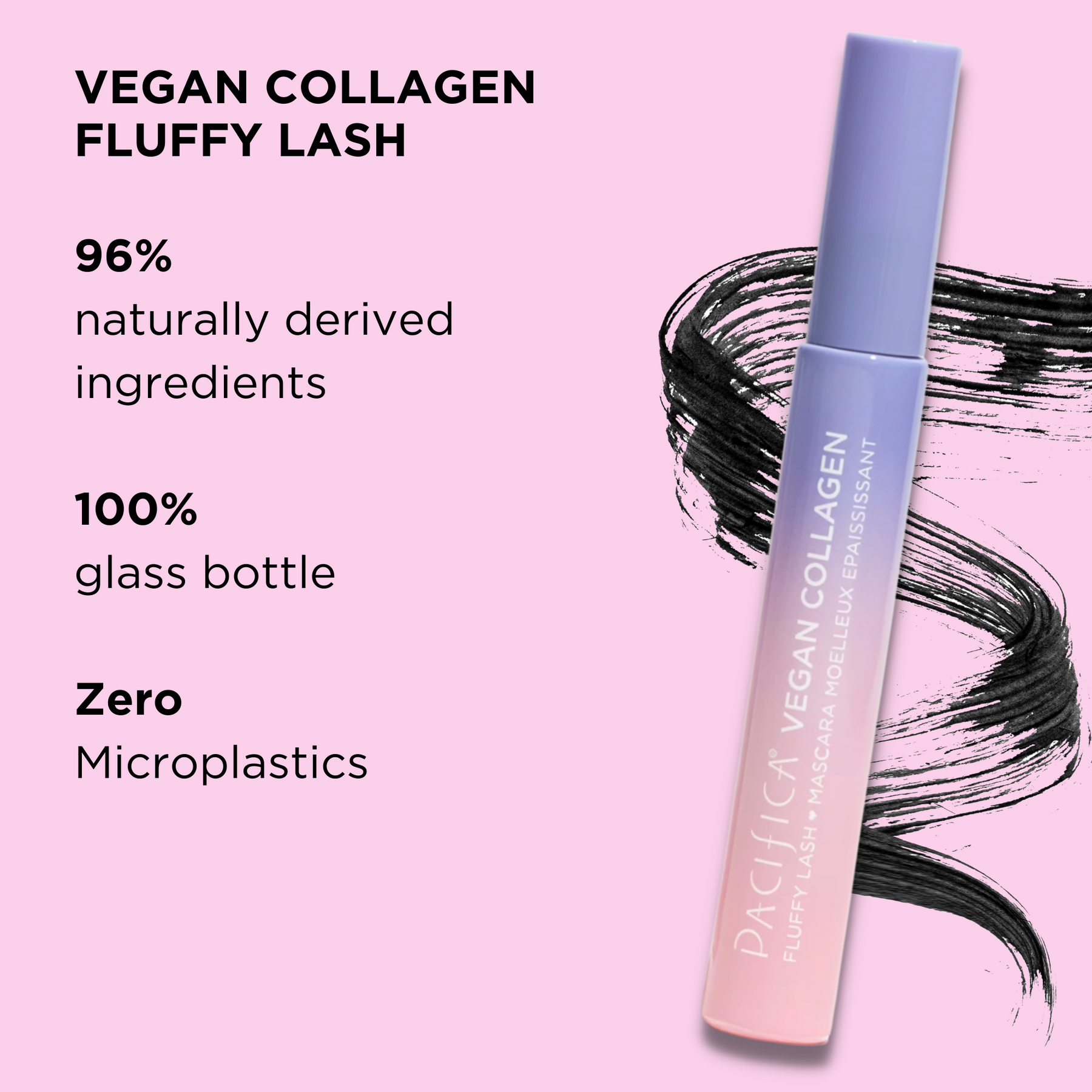 Vegan Collagen Fluffy Lash Mascara - Makeup - Pacifica Beauty