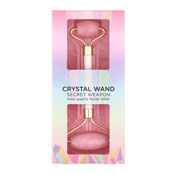 Crystal Wand Secret Weapon Rose Quartz Facial Roller - Pacifica
