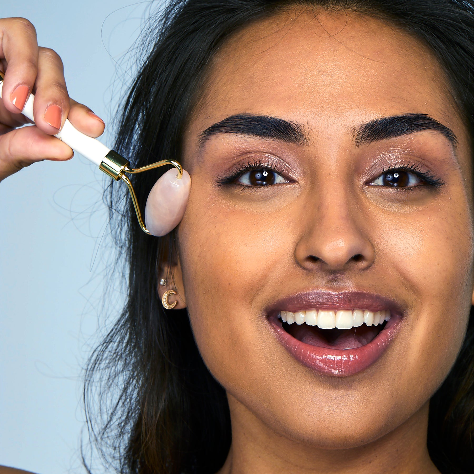 Crystal Wand Secret Weapon Rose Quartz Facial Roller - Pacifica
