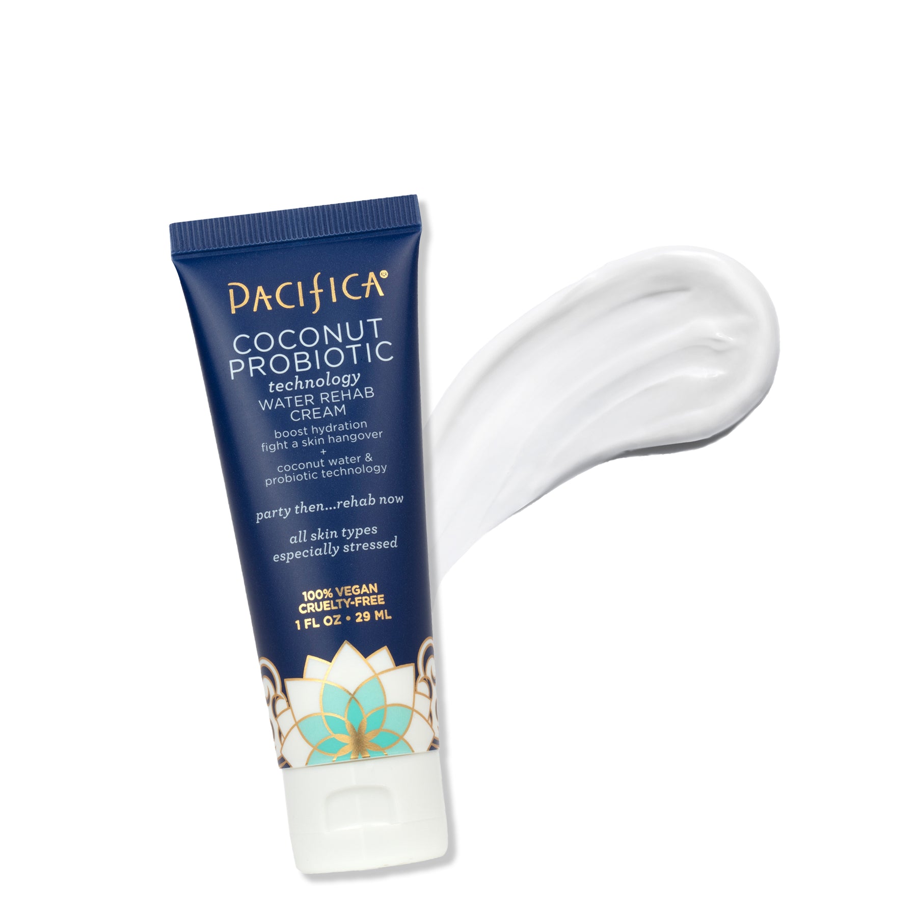 Coconut Probiotic Water Rehab Cream (1 fl oz) - Skin Care - Pacifica Beauty