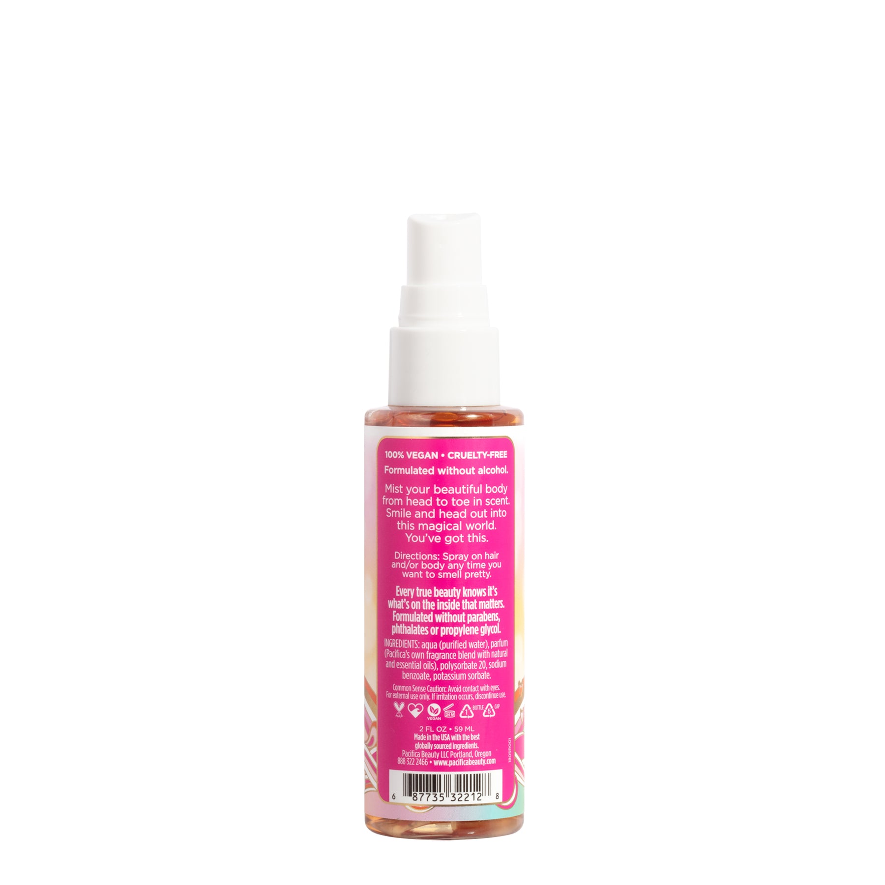 Island Vanilla Perfumed Hair & Body Mist - Pacifica