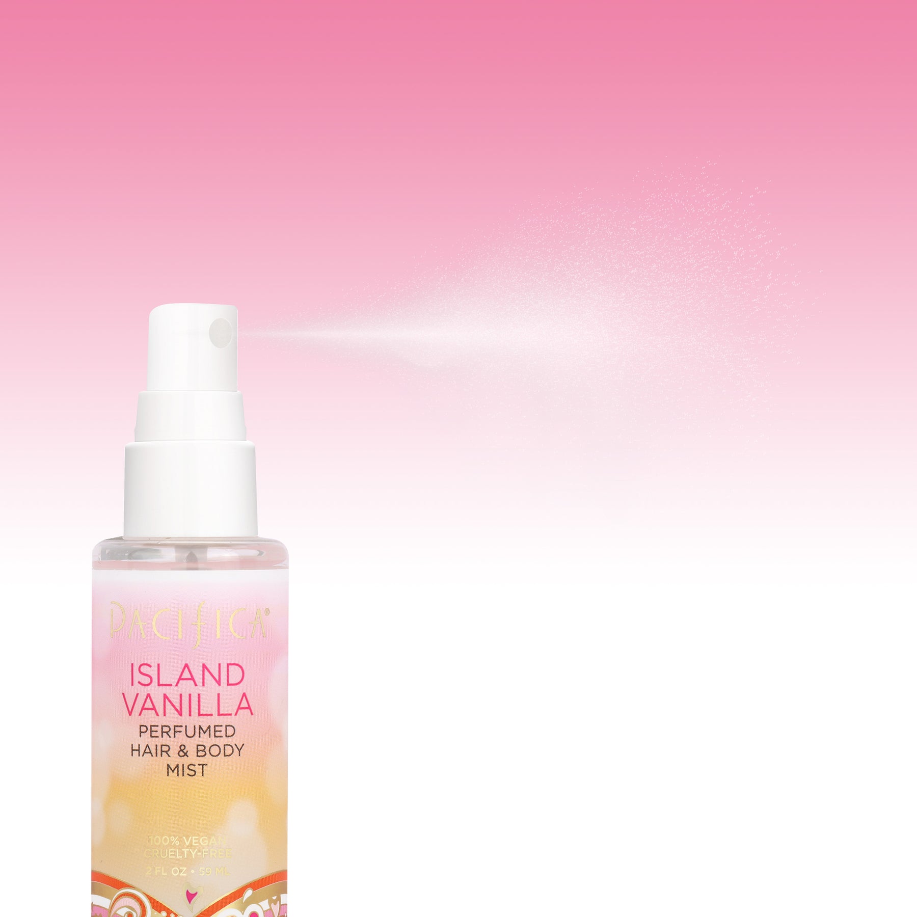 Island Vanilla Perfumed Hair & Body Mist - Bath & Body - Pacifica Beauty