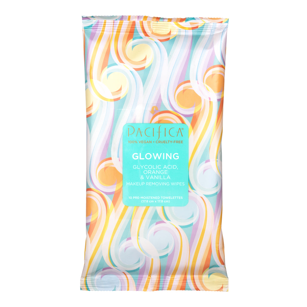 Glowing Glycolic Acid & Vanilla Makeup Removing Wipes