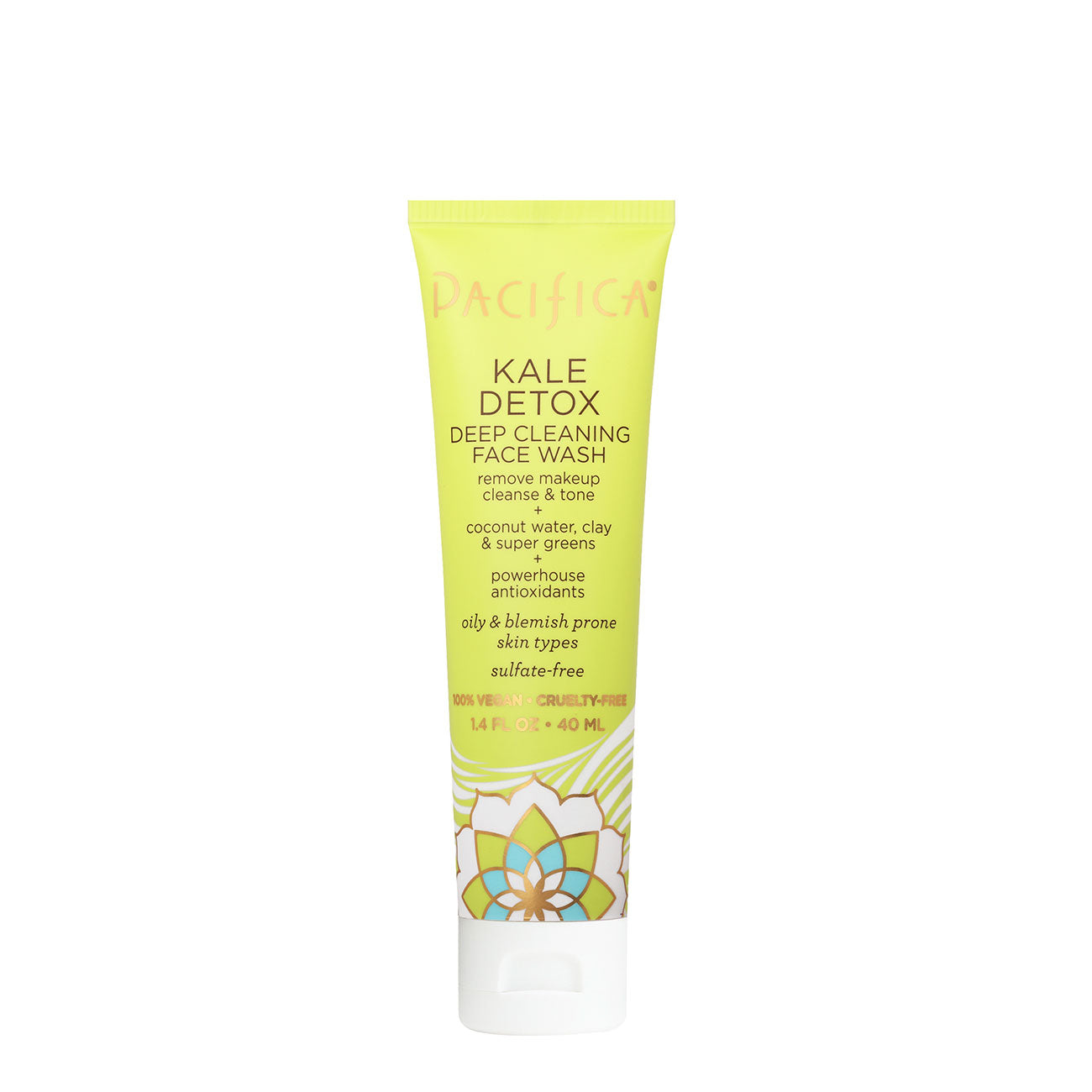 Kale Detox Deep Cleaning Face Wash TRAVEL SIZE (1.4 fl oz) - Skin Care - Pacifica Beauty