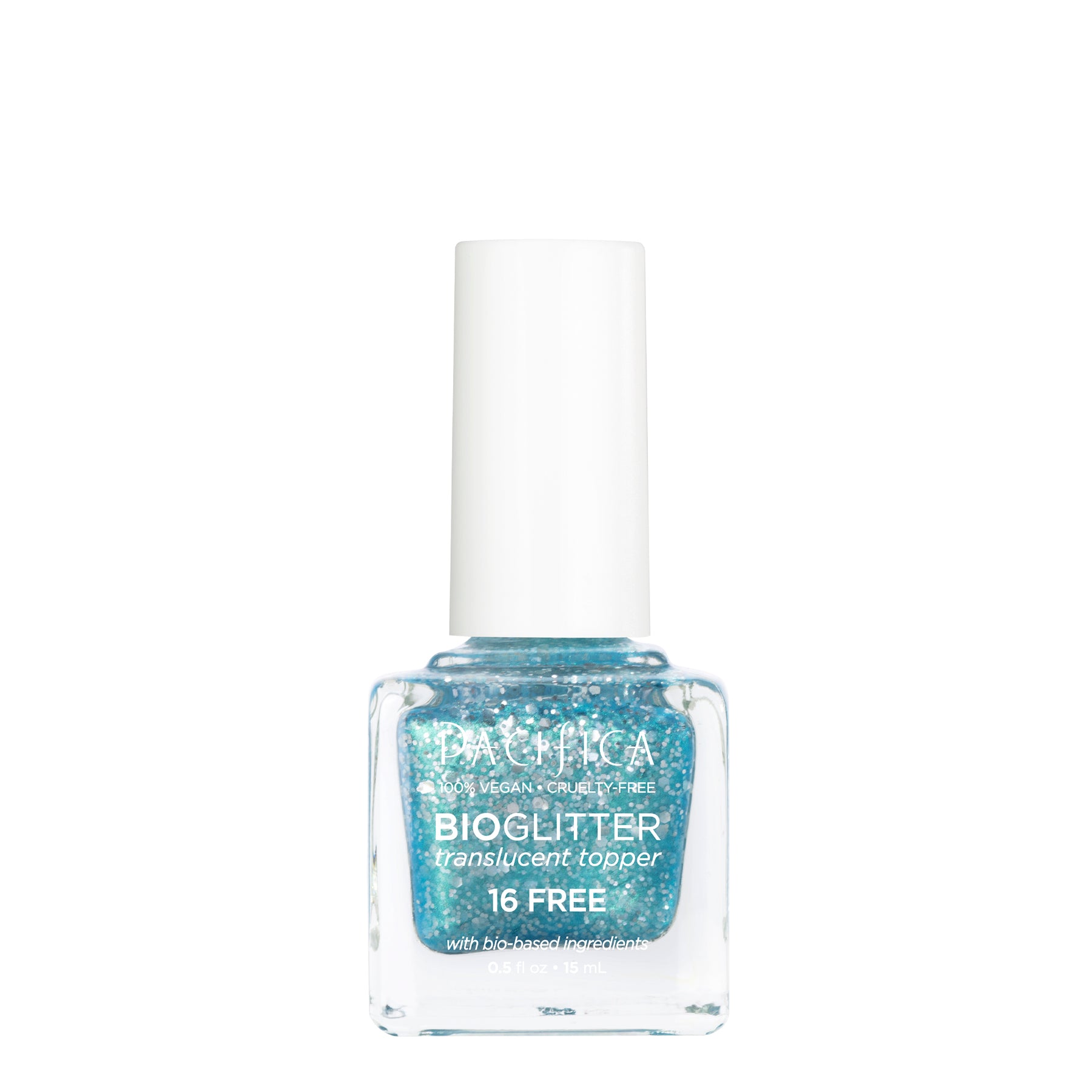 Bio Glitter Translucent Toppers - Pacifica