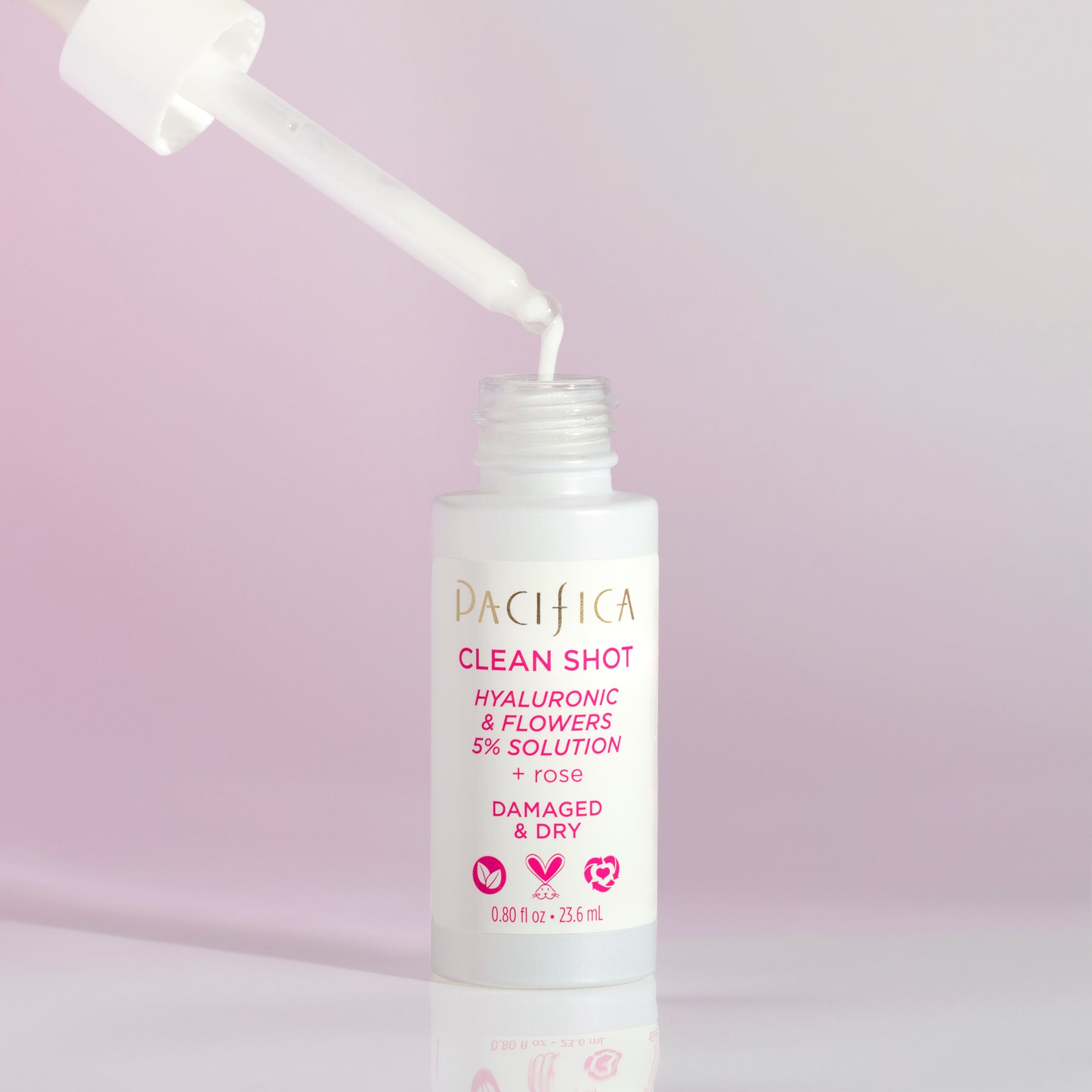 Clean Shot - Hyaluronic & Flowers 5% Solution - Skin Care - Pacifica Beauty