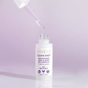 Clean Shot - Niacinamide, Zinc & Hemp 10% Complex - Skin Care - Pacifica Beauty