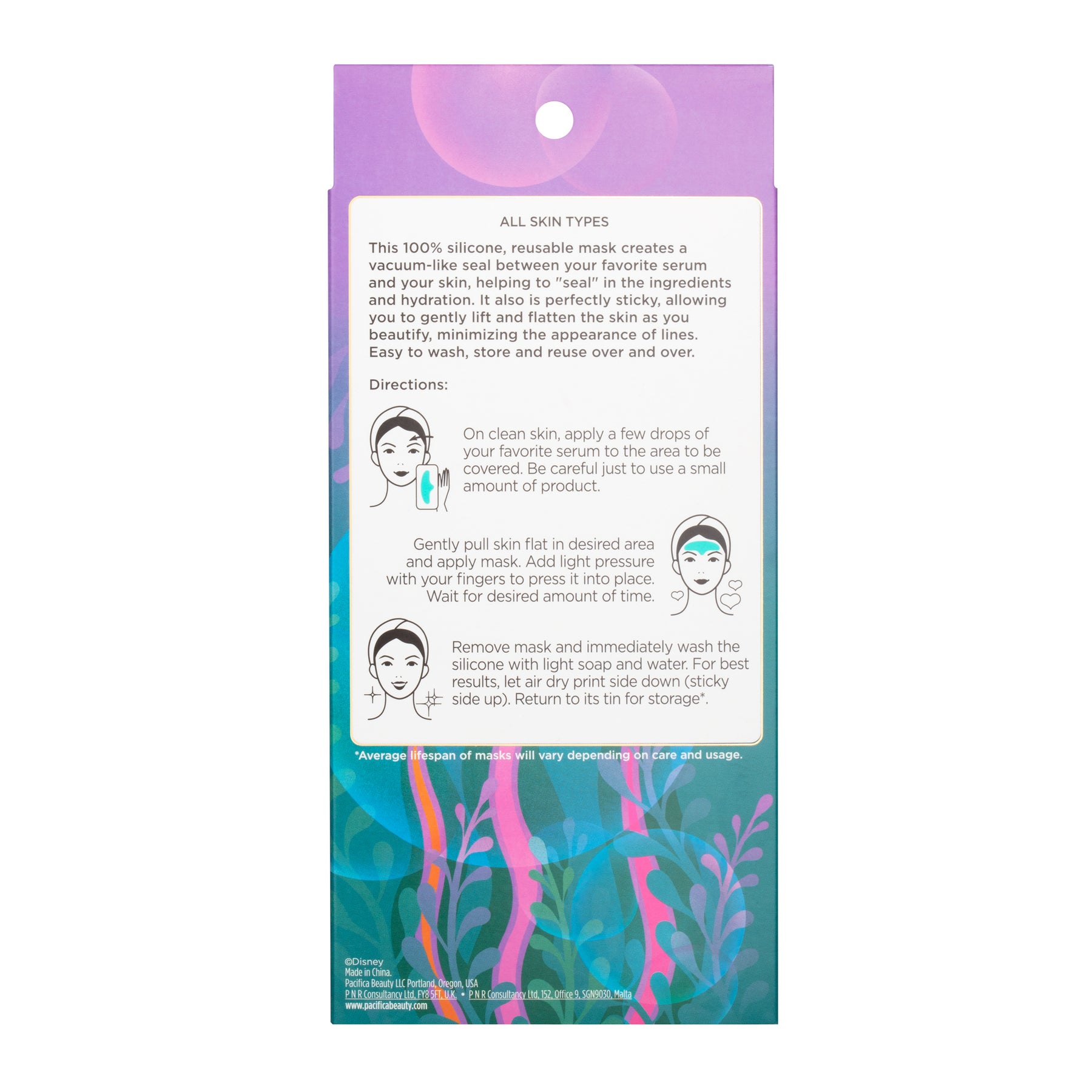 Disney's The Little Mermaid Reusable Brow Mask by Pacifica