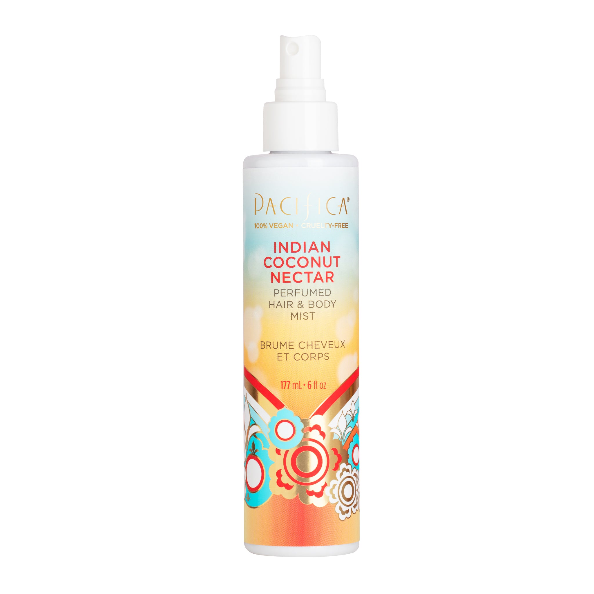 Pacifica Beauty Indian Coconut Nectar Perfumed Hair & Body Mist, 6 Fluid Ounce