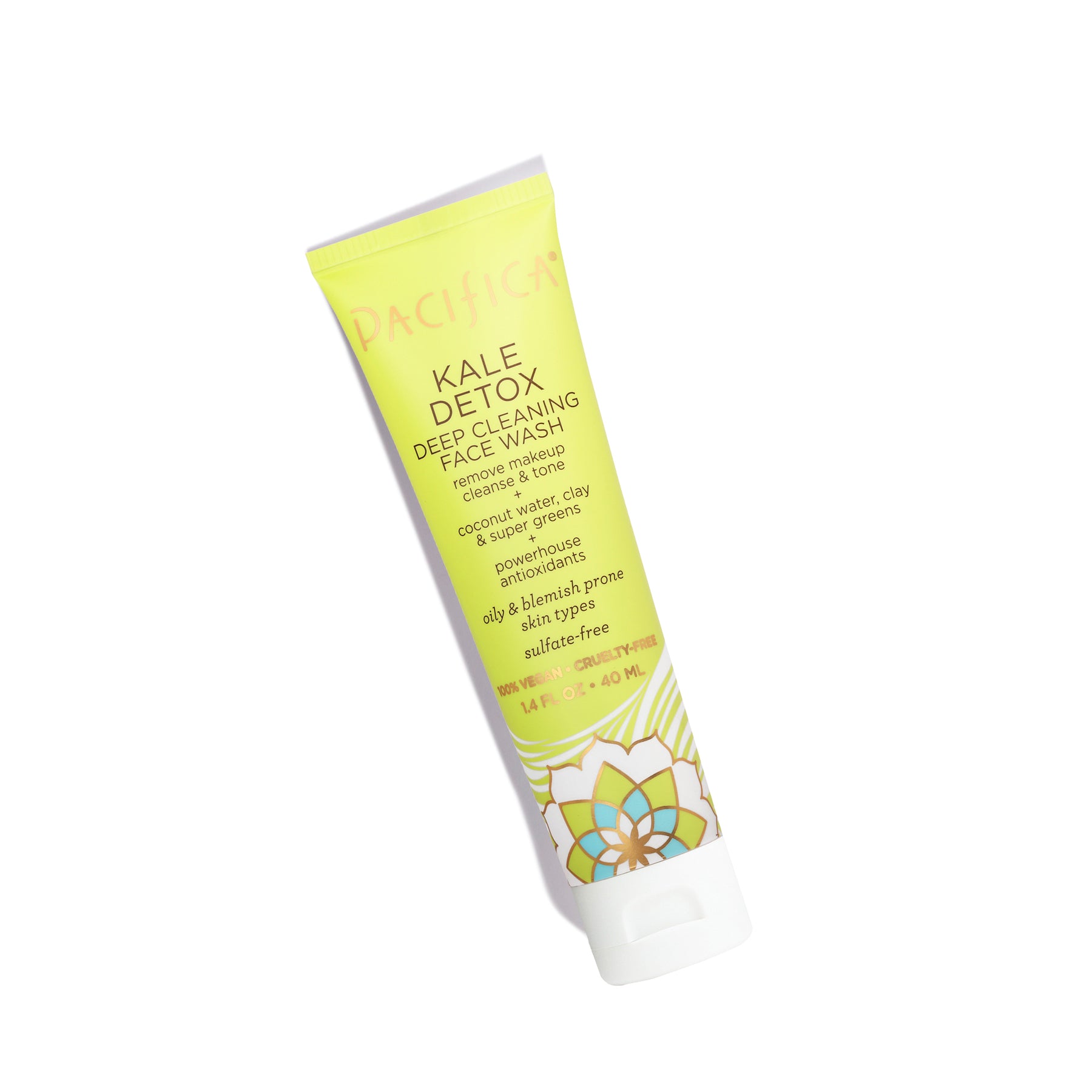 Kale Detox Deep Cleaning Face Wash TRAVEL SIZE (1.4 fl oz) - Skin Care - Pacifica Beauty